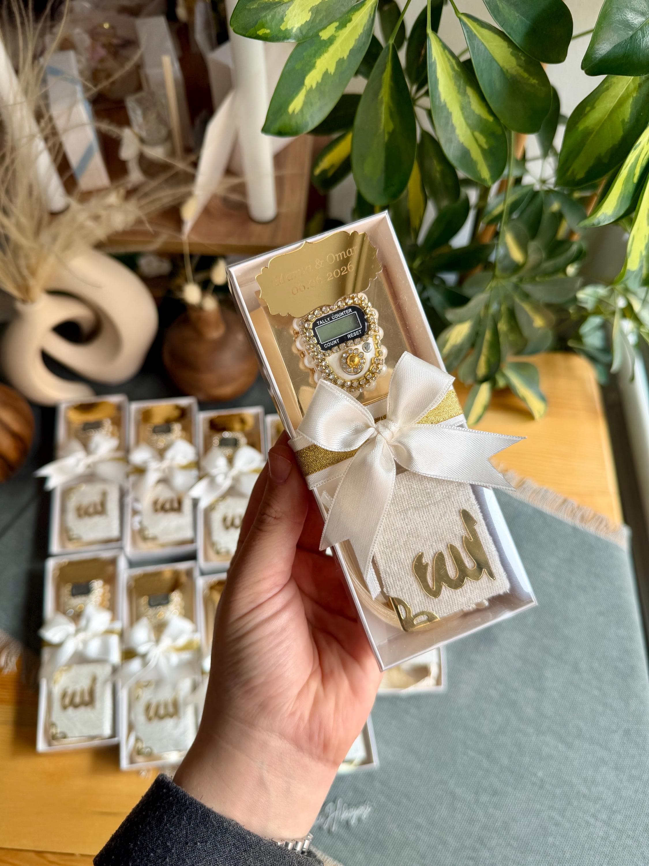 Custom Mini Quran Favor: Digital Tasbih, Islamic Wedding - image 5