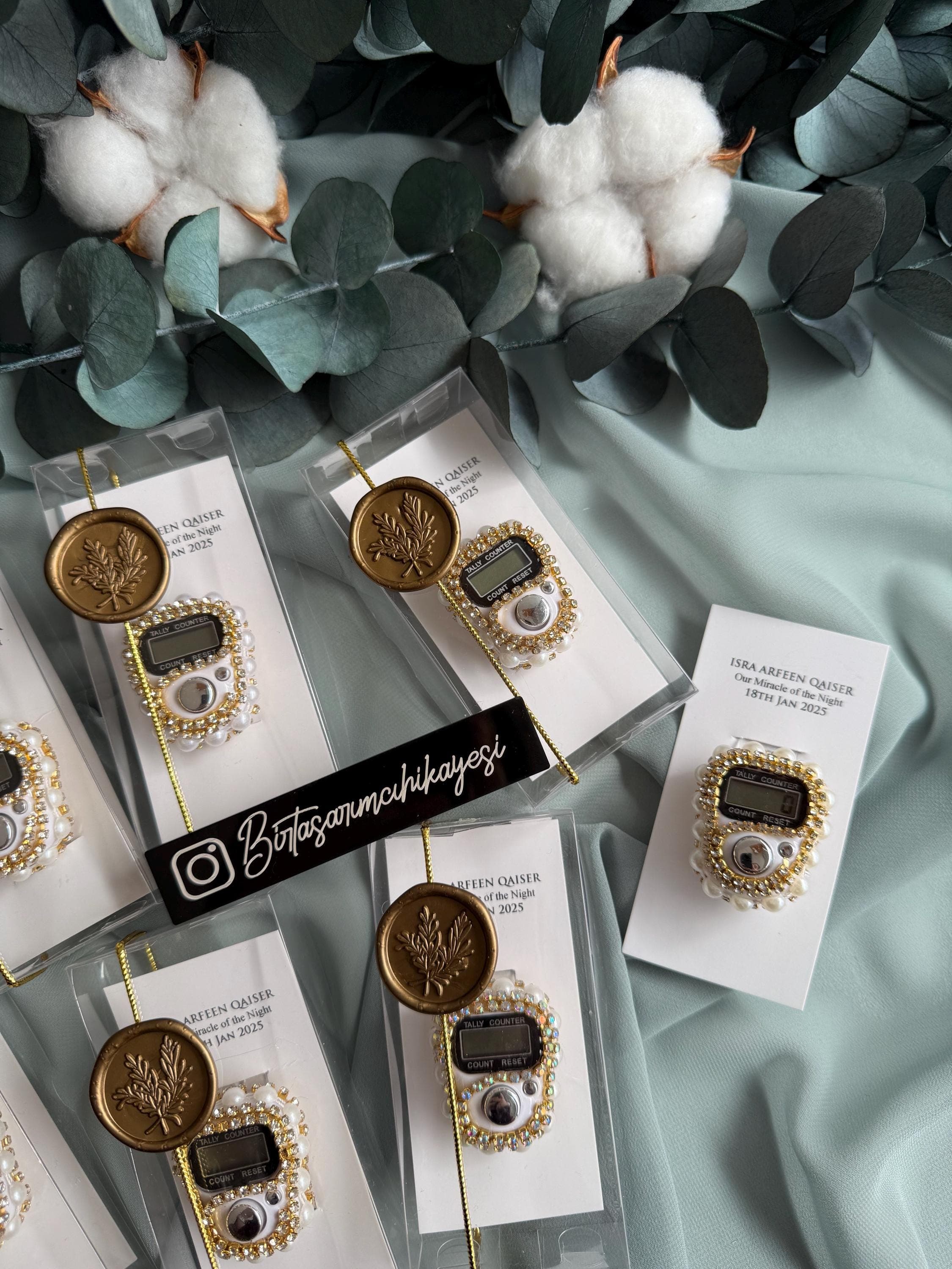 Personalized Islamic Tasbeeh: Wedding Favor Prayer Beads, Custom Tasbih in Boxes - image 5