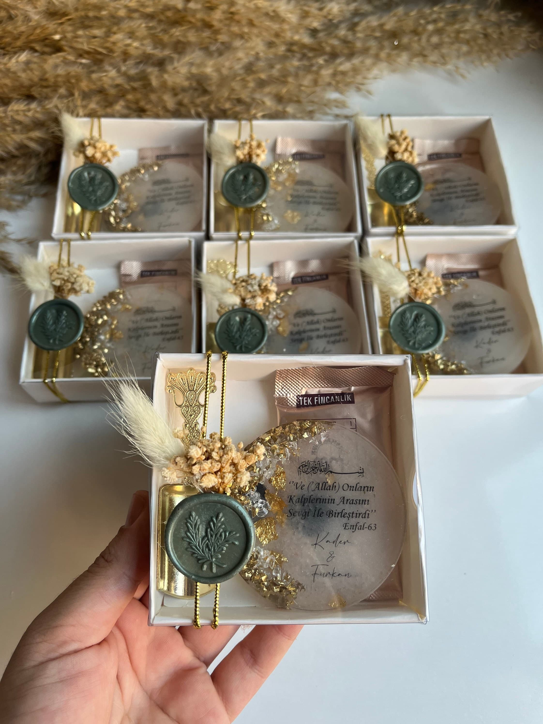Personalized Epoxy Magnet: Wedding & Engagement Favor - image 4