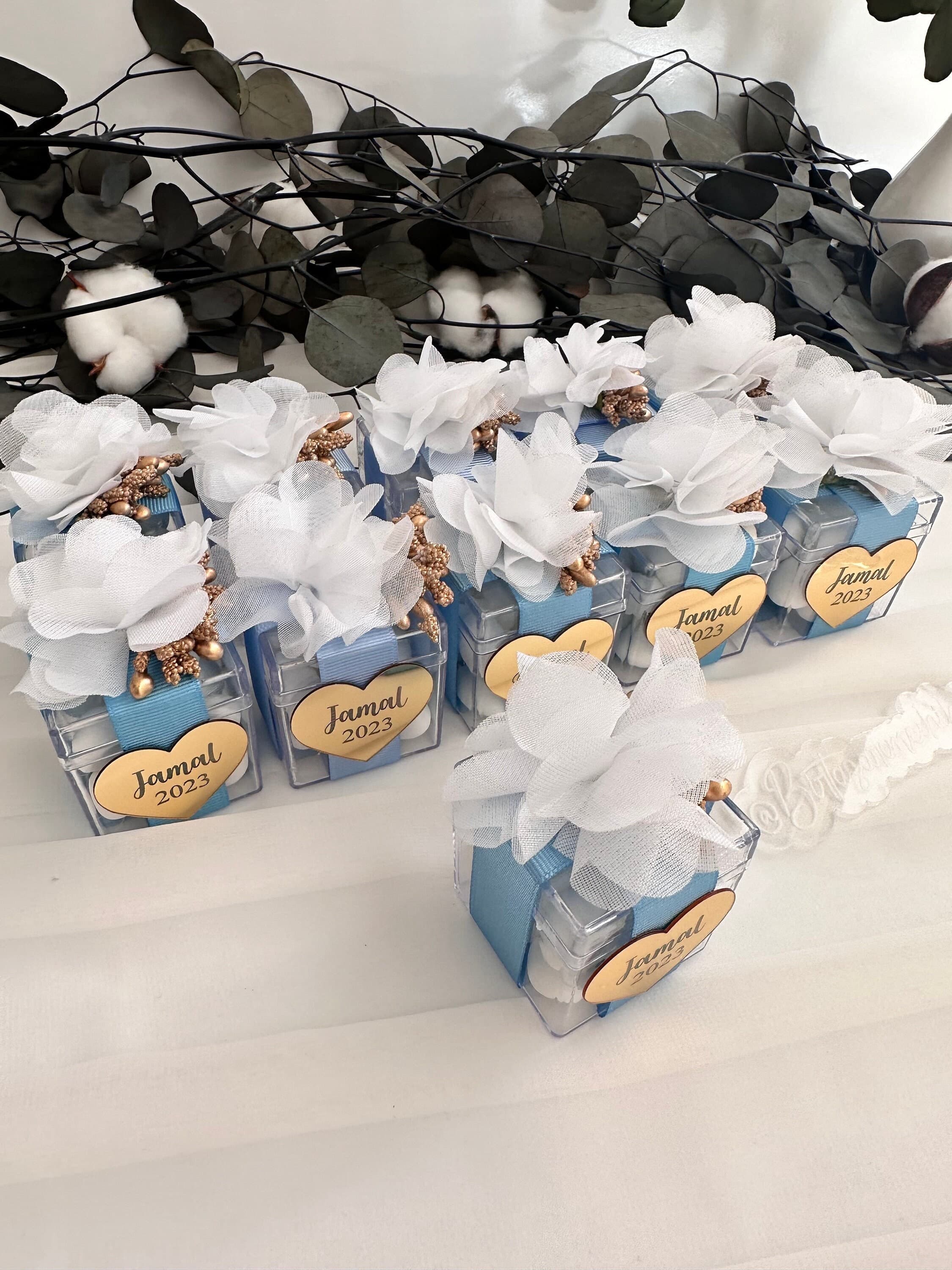 Personalized Baby Shower Candy Box: Chocolate Almond Favors - image 3
