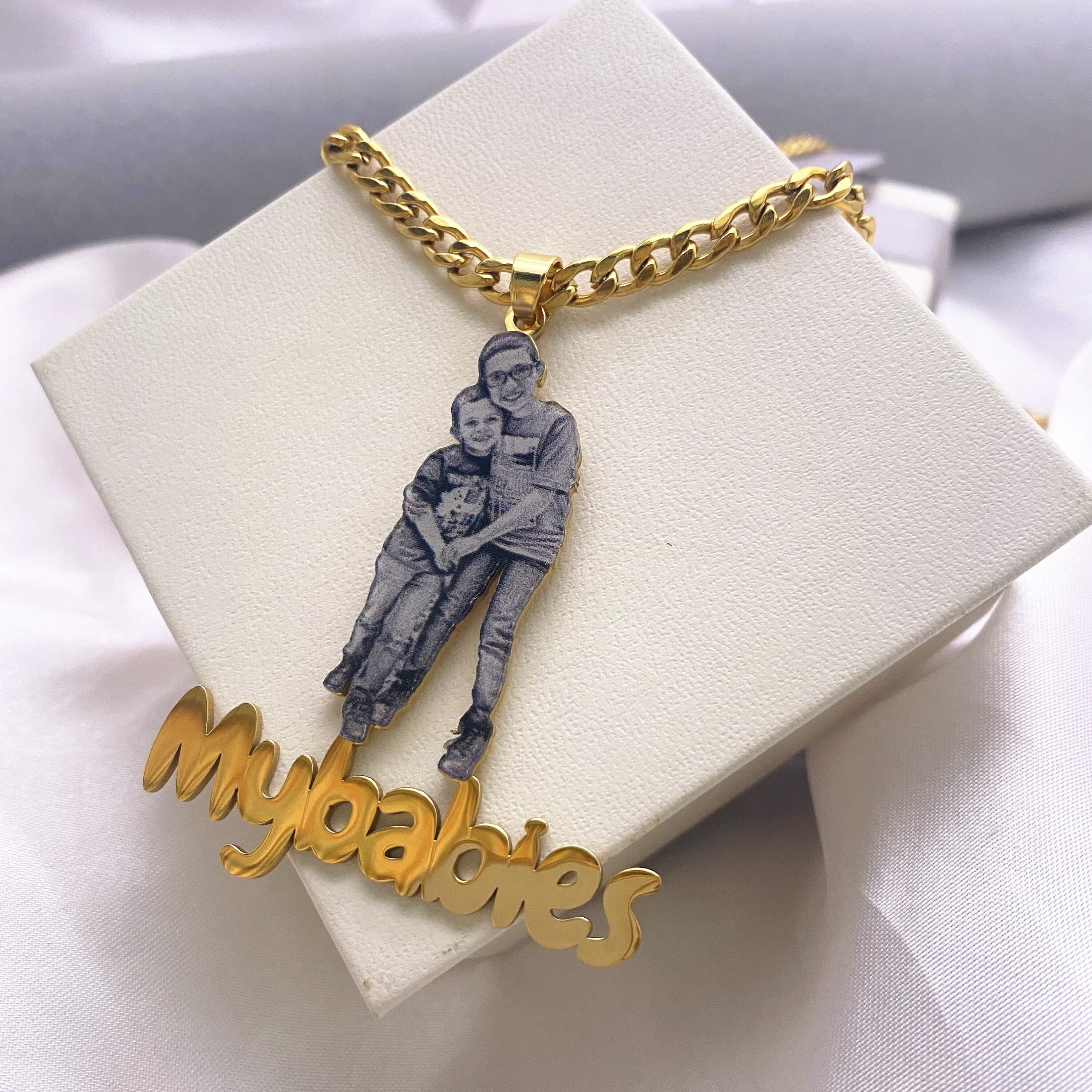 Custom Photo Pendant Necklace, Personalized Picture Jewelry - image 3