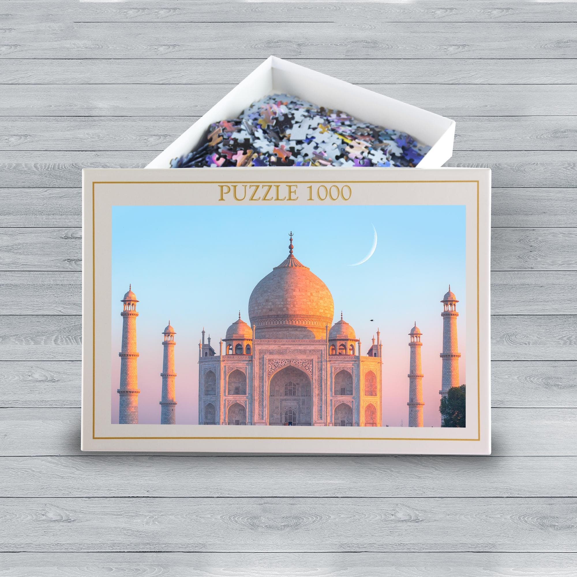 Taj Mahal Jigsaw Puzzle: Architectural Landmark, Educational Gift - image 4