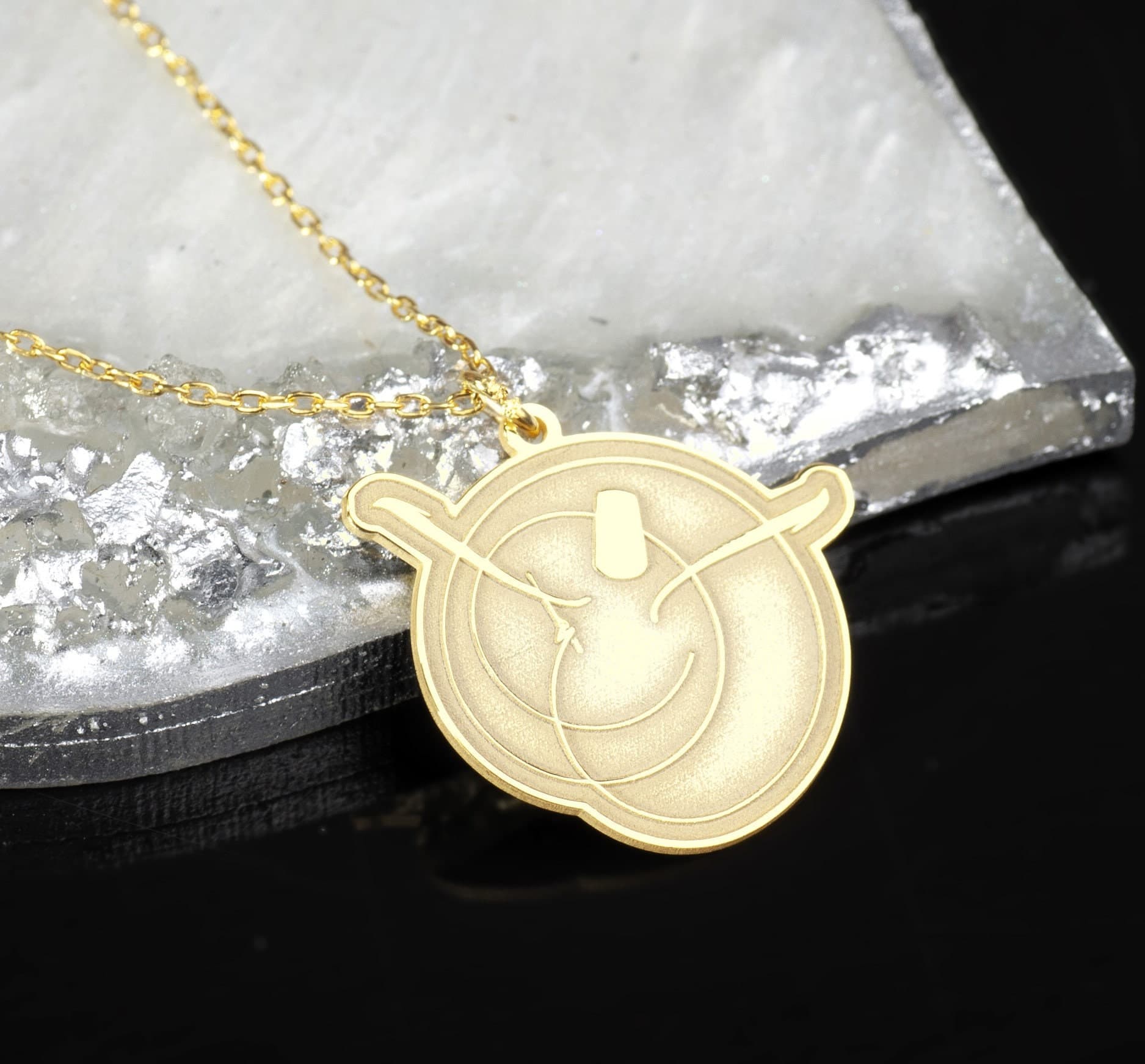 Sufi Dervish Necklace: 24K Gold Plated Mevlana 925 Sterling Silver Jewelry - image 5