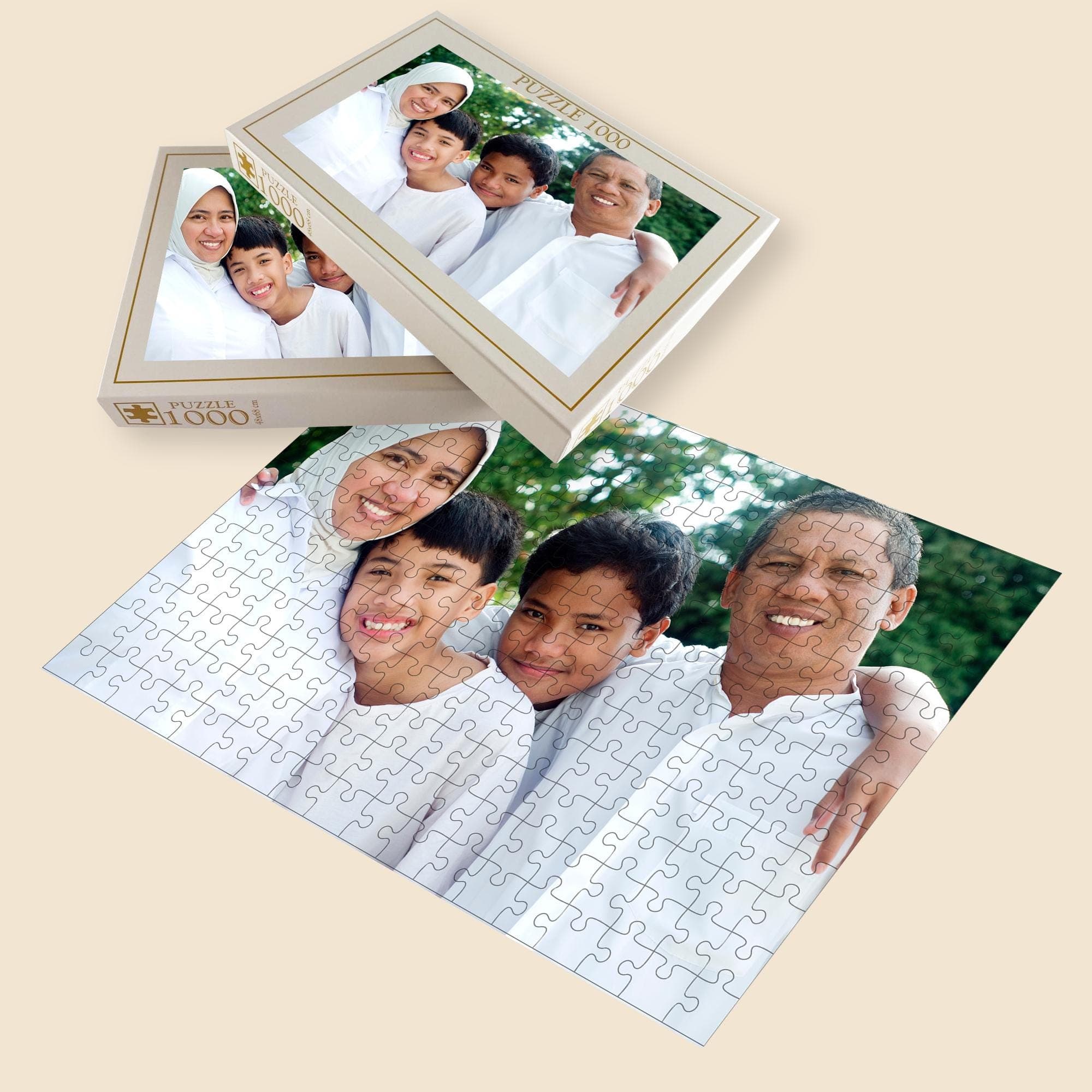Personalized Islamic Family Photo Puzzle: Ramadan Eid Gift - image 4