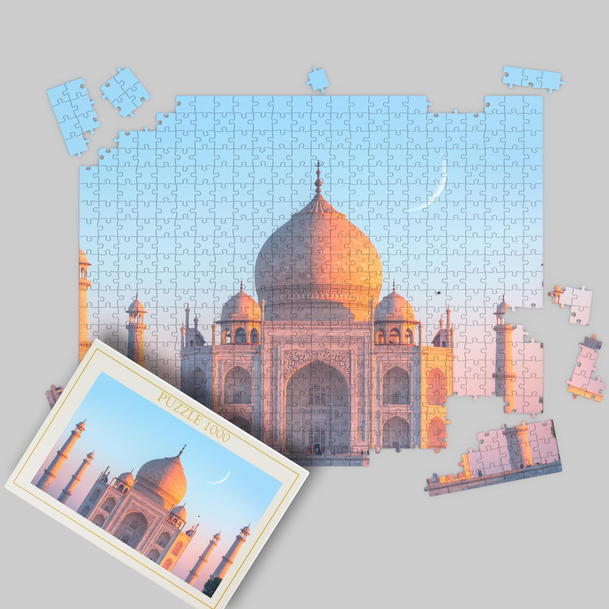 •	Taj Mahal Jigsaw Puzzle
	•	1000 Piece Puzzle for Adults
	•	500 Piece Puzzle for Kids & Adults
	•	100 Piece Puzzle for Beginners
	•	Architectural Landmark Puzzle
	•	Indian Monument Jigsaw Puzzle
	•	Travel Souvenir Puzzle
	•	Beautiful Scenery Puzzle
	•	Gift for Puzzle Lovers
	•	Brain Teaser Puzzle
	•	Educational Puzzle for All Ages
	•	Relaxing Puzzle Game
	•	Unique Gift for Him & Her
	•	Home Décor Puzzle Art
	•	High-Quality Jigsaw Puzzle