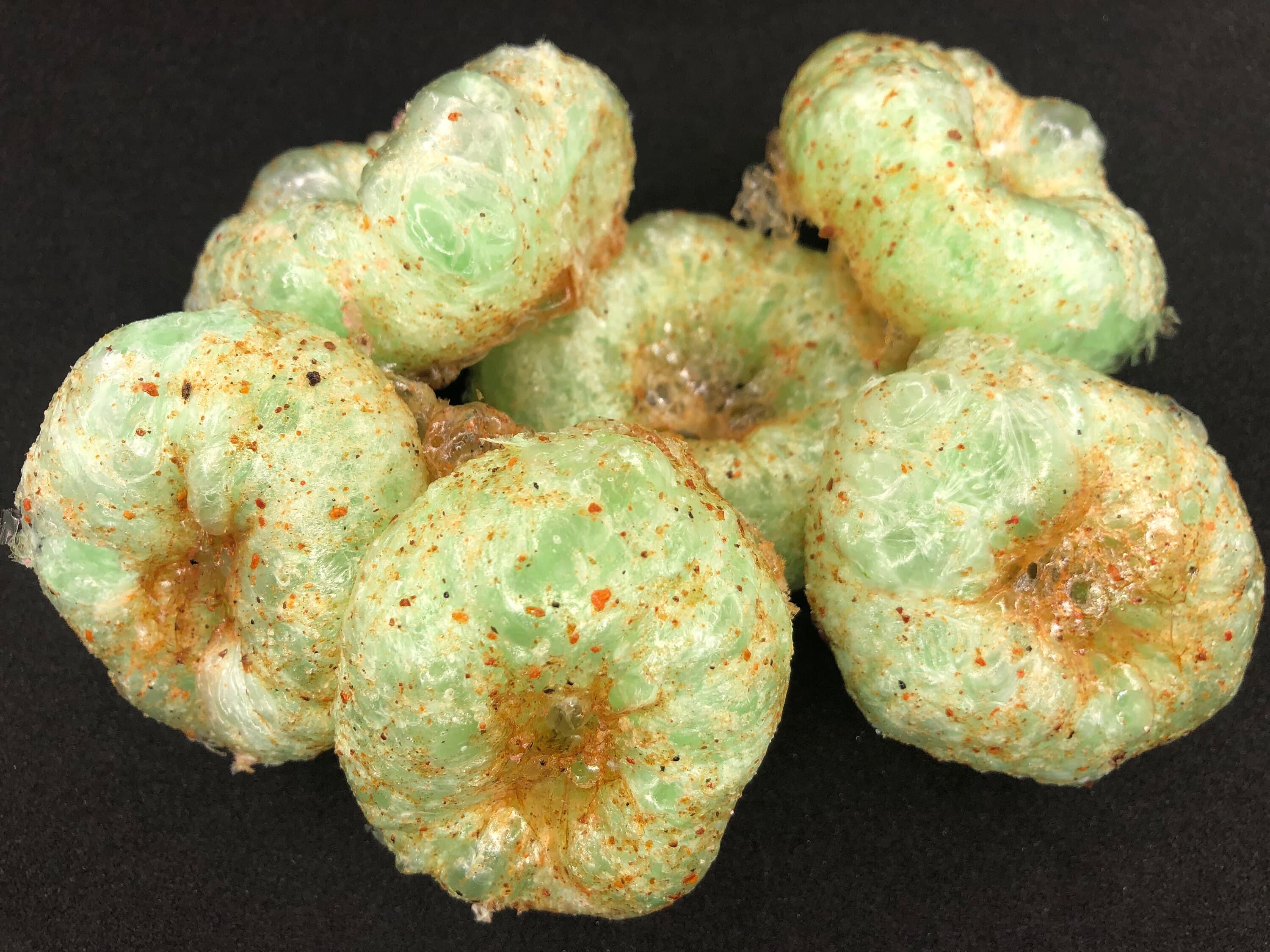 UK Freeze Dried Apple Chamoy & Tajin Rings - crisp, light, airy delicious apple crunch|Mexican flavoured sweets|Dulces Enchiladas|Apple Ring
