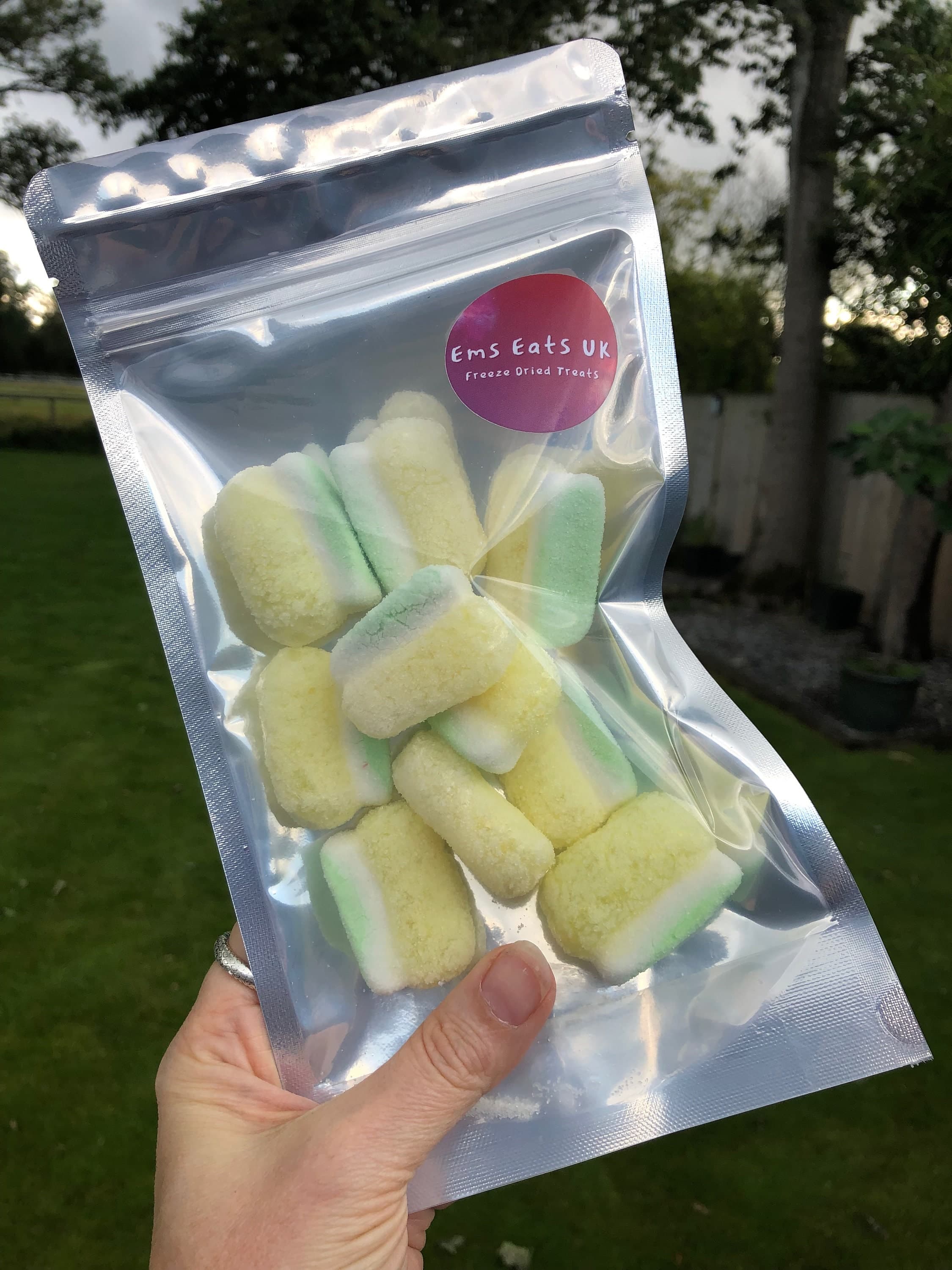 Freeze Dried Pina Colada Slices - Crunchy, moorish and satisfying.. an eye catching sweet, perfect for presents for for TV night! - image 4