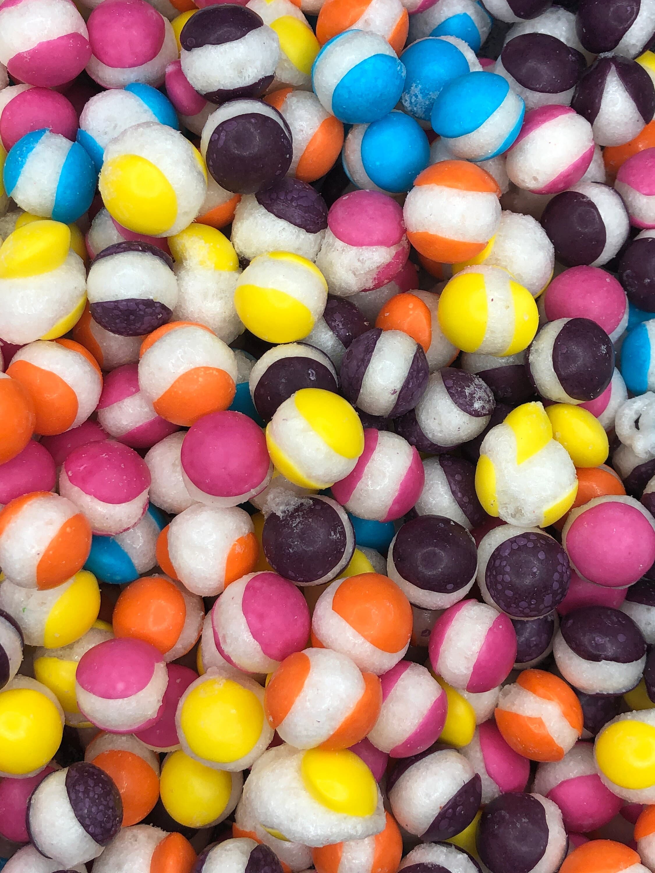 UK Freeze Dried Candy Fruit Balls Taster Box - Variety Box of Sweet|Freeze Dry Sweet|Pick and Mix|Halal|Tasty Present|Vegan Sweets|Party Bag - image 4