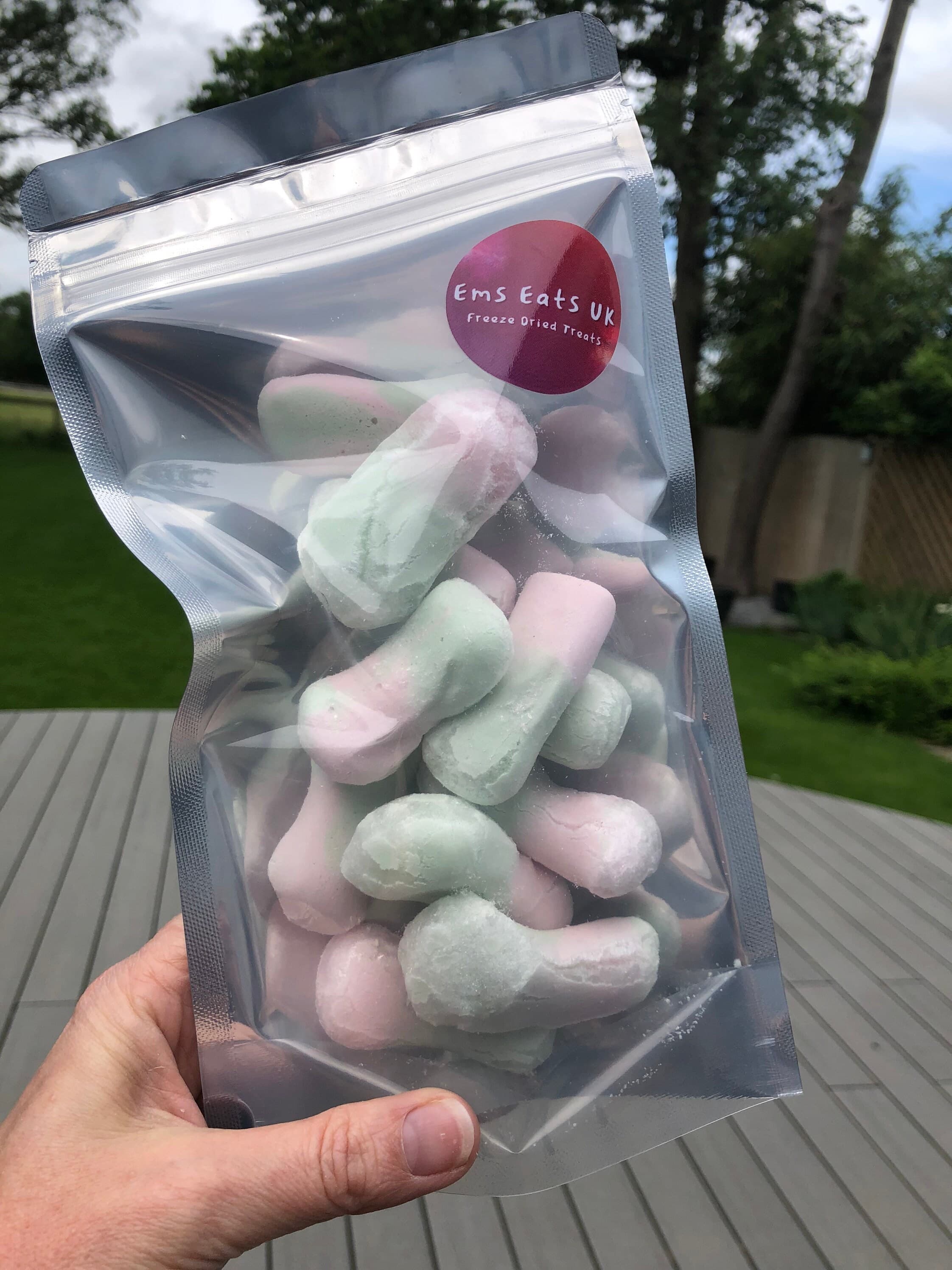 UK Freeze Dried Sour Cherry & Apple Foam Sweets - Thank you present|Birthday Present Ideas|Freeze Dried Sweets|Crunchy Candy|Retro Sweet - image 3