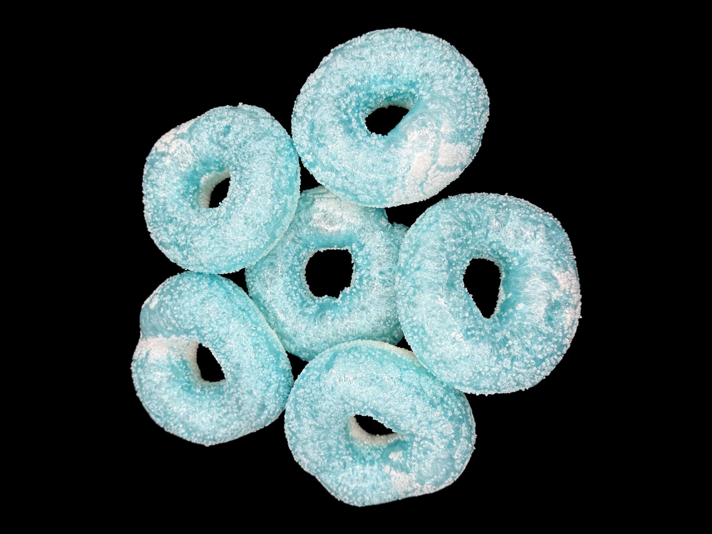 UK Freeze Dried Sour Bubblegum Rings - 1 - 3 bags, crisp, light, airy perfect gift|halal gift|Freeze Dried Sweets|sweet variety box|baby boy - image 3