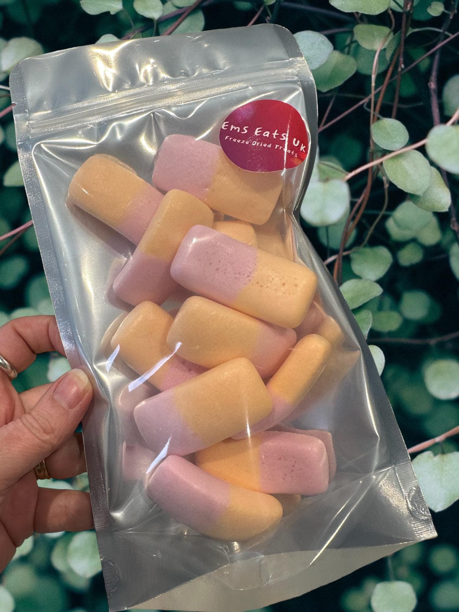 UK Freeze Dried Orange and Cherry Foam Sweets|British Sweets|Thank you present|Tiktok|Freeze Dried Sweets|Freeze Dried Candy|Teachers Gift - image 3