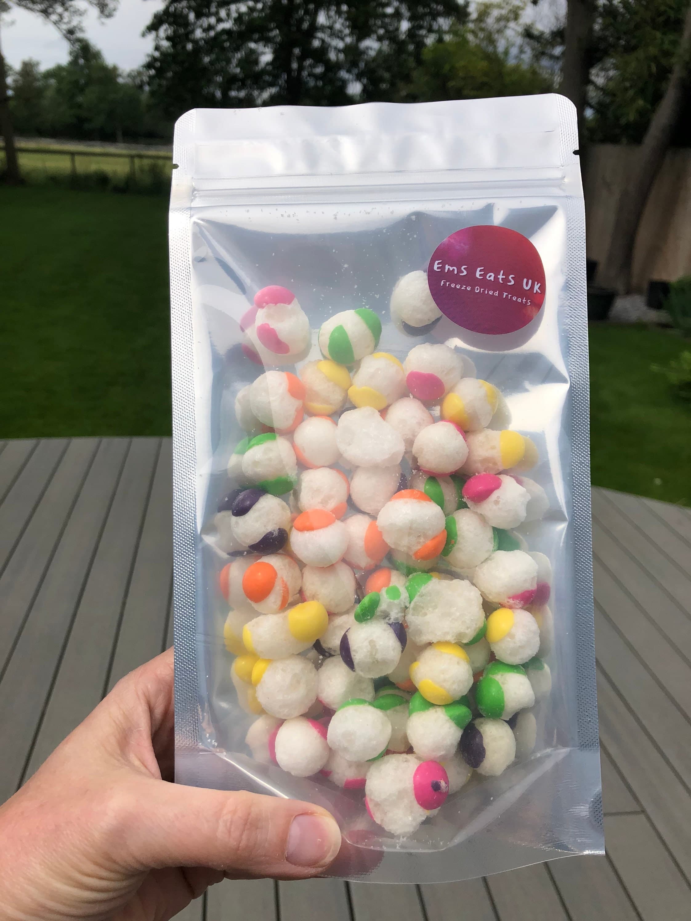UK Freeze Dried  Sour Fruit Balls - Freeze Dried Sweets|Vegan Gift|Halal Present|Gluten Free|Sour Sweets|Sweet Hamper|munchies|Sweet Cone - image 3