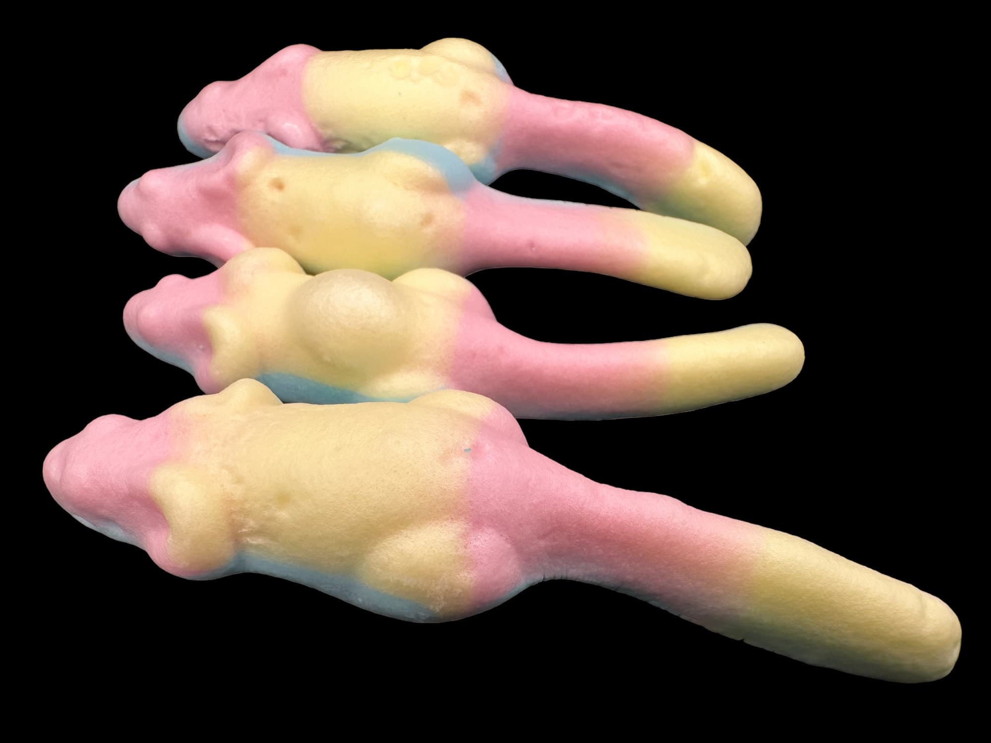 UK Freeze Dried Multi Coloured Mice - crisp,light,airy delicious crunch|tiktok viral|psychodelic colours|sweet cone|sweet variety box|GF - image 3