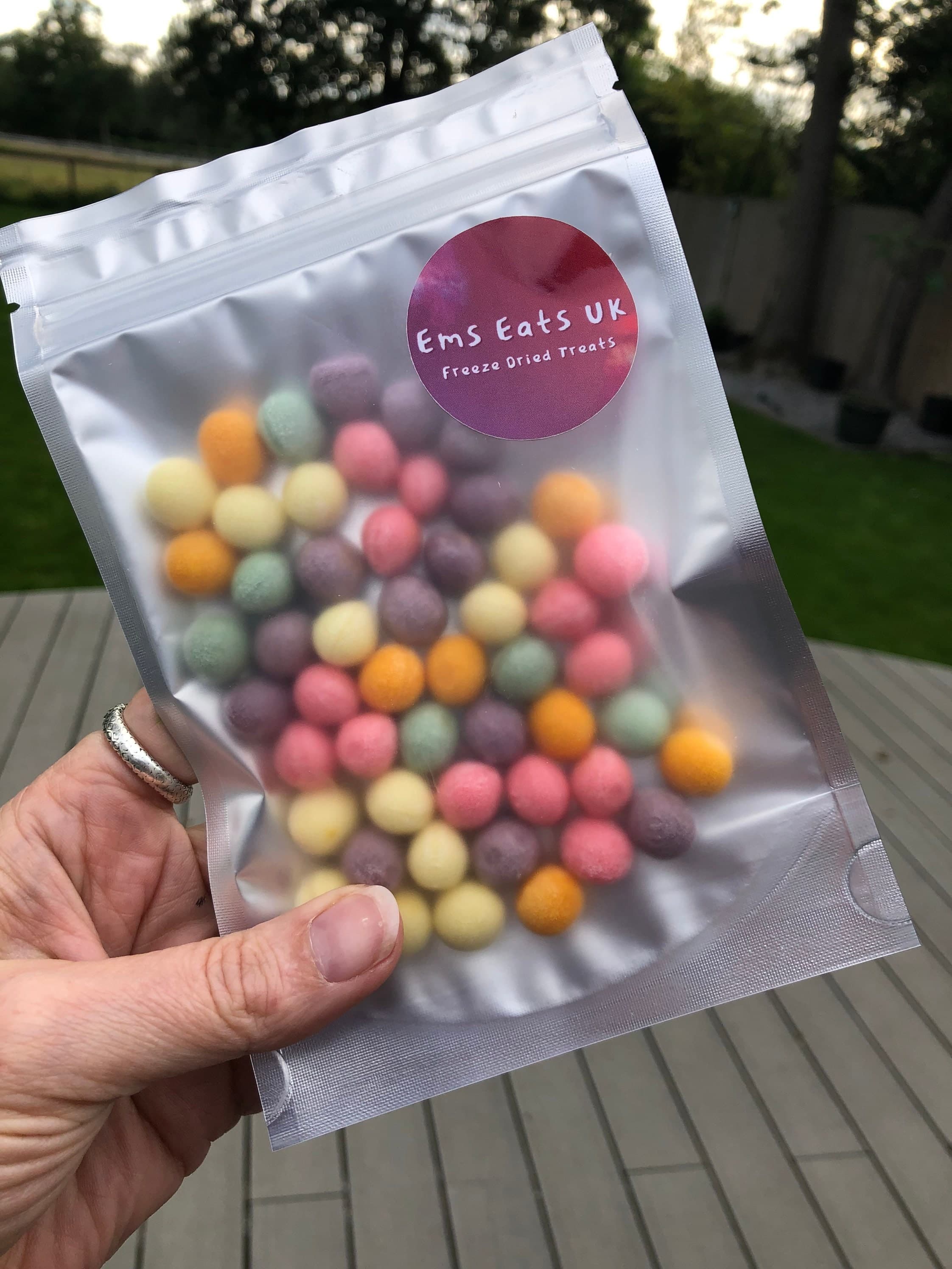 UK Freeze Dried  Crisp Fruit Balls - Vegan Gift|Vegetarian Candy|Tiktok Viral|Halal Sweets|Variety Box|Sweet Cone|Freeze Dried Sweets|Eid - image 4
