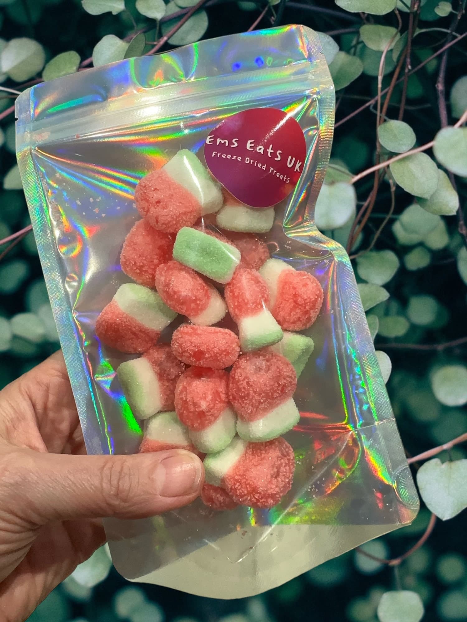UK Freeze Dried Mini Watermelon Slices - freeze dried sweets, sweet samples, watermelon flavour - image 5