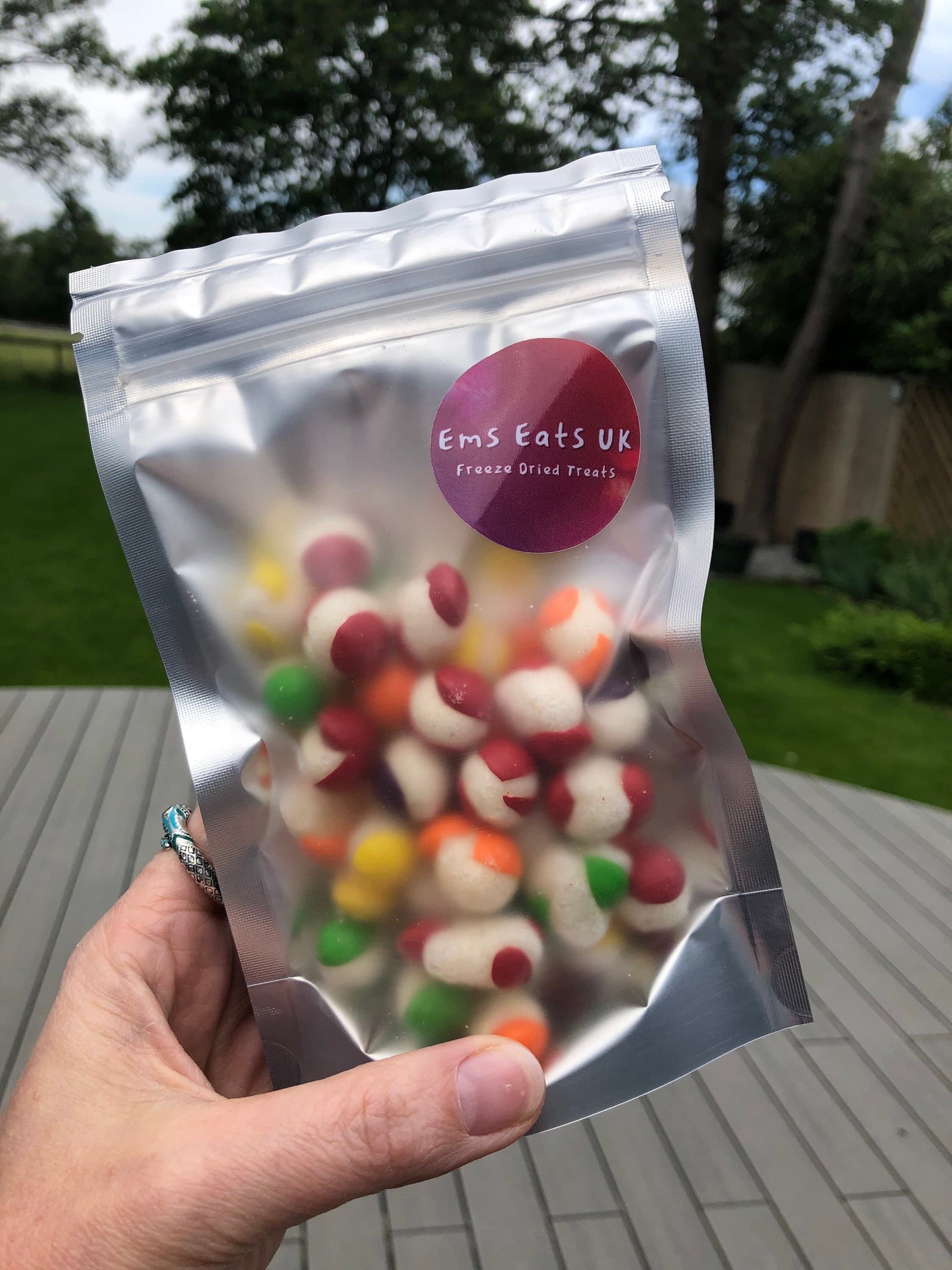 UK Freeze Dried Original Fruit Balls - Your favourite sweet exploded, freeze dried sweets, variety box, vegan sweets, halal sweets, birthday - image 3