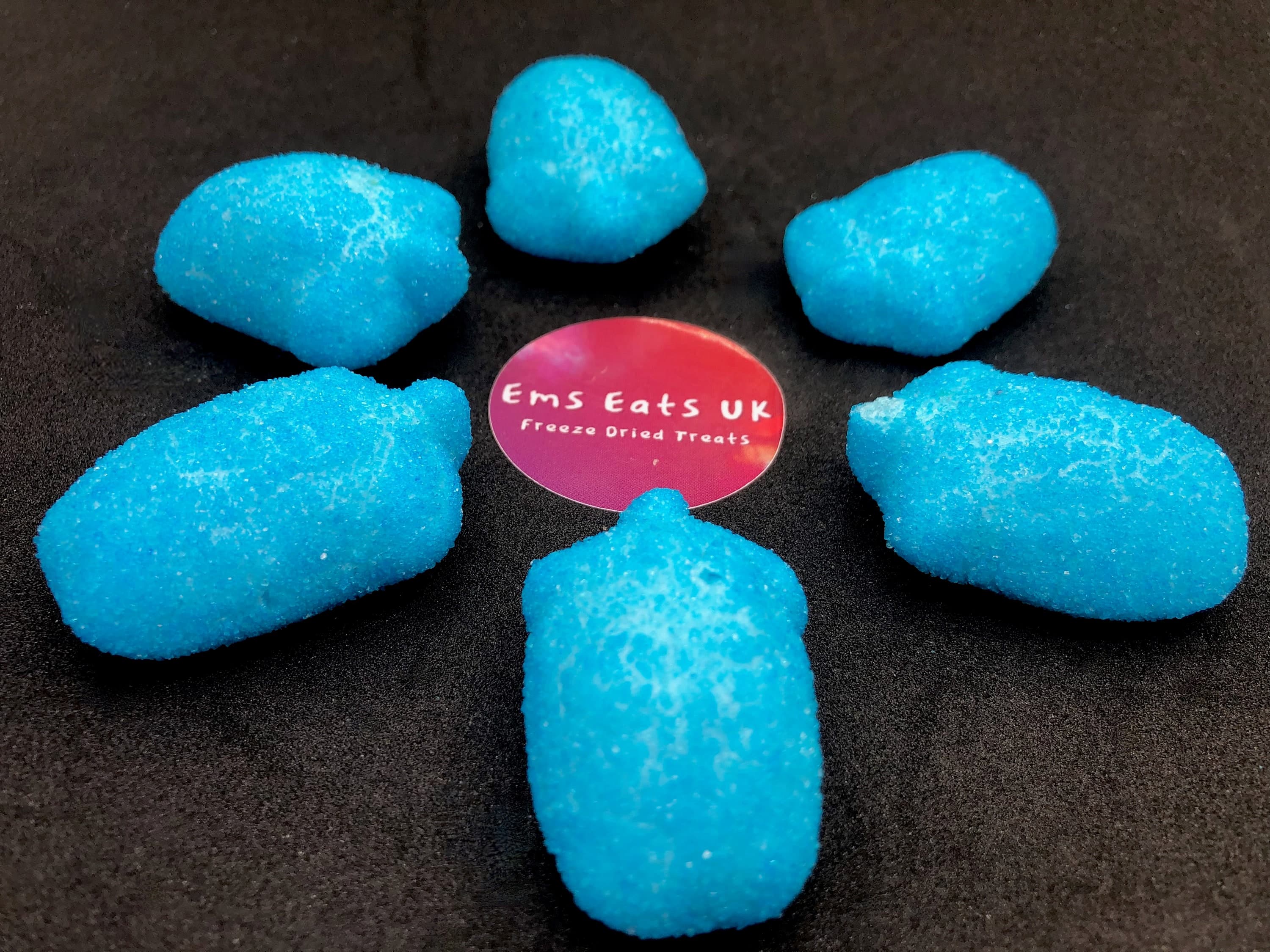 UK Freeze Dried Blue Raspberry Foam - British Retro Sweets|Halal Candy|Party Bag|Blue Sweets|Thank you present|Gender Reveal|Baby Shower - image 3