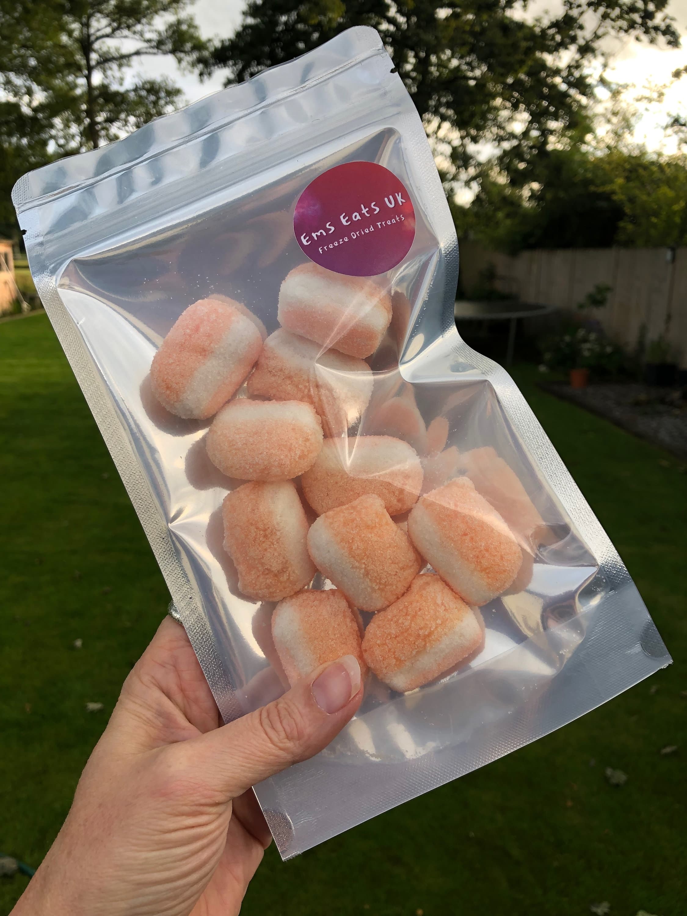 UK Freeze Dried Peach Slices - Freeze Dried Sweets|Halal|Crunchy Gummy Sweets|Emseatsuk|Perfect Present|Family Friendly Gift - image 4