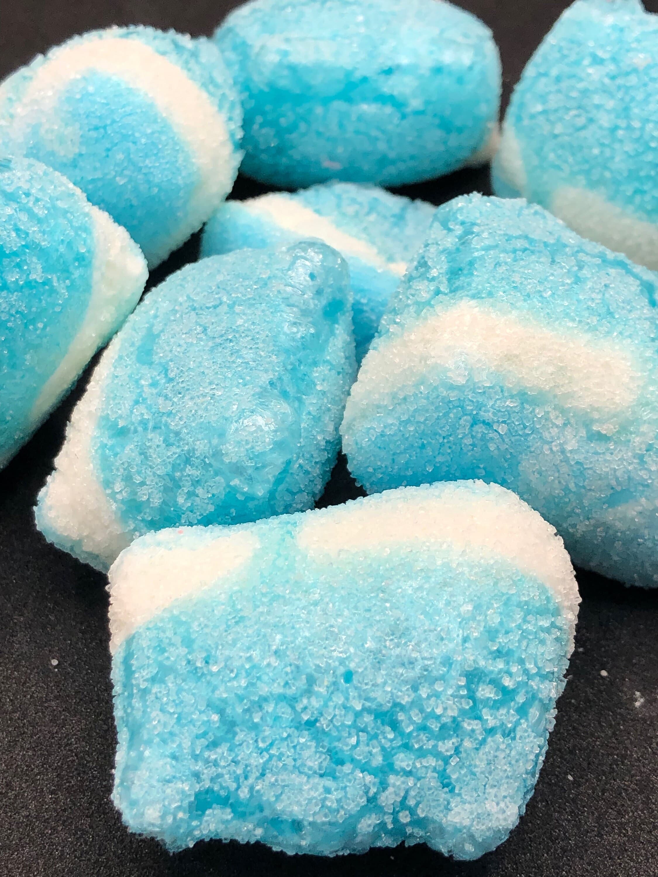 UK Freeze Dried Blue Raspberry Slices - Crunchy, moorish and satisfying.. an eye catching sweet|Freeze Dried Sweets|Tiktok Viral|Halal Sweet - image 4