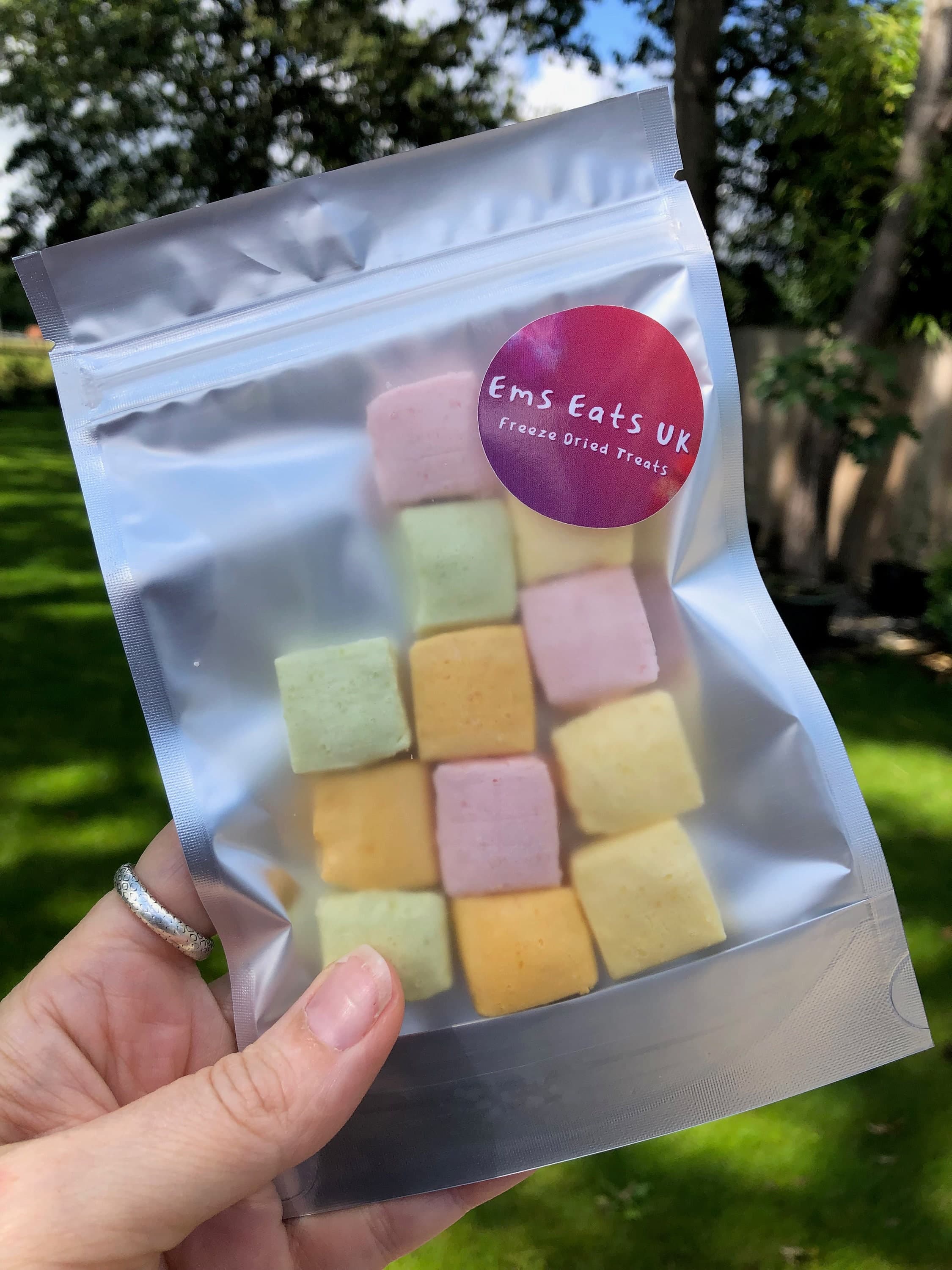 UK Freeze Dried Fruit Flavoured Squares - Amazing retro sweet, now reinvented.  Crunchy and Fruity, the best gift for friends and family! - image 4
