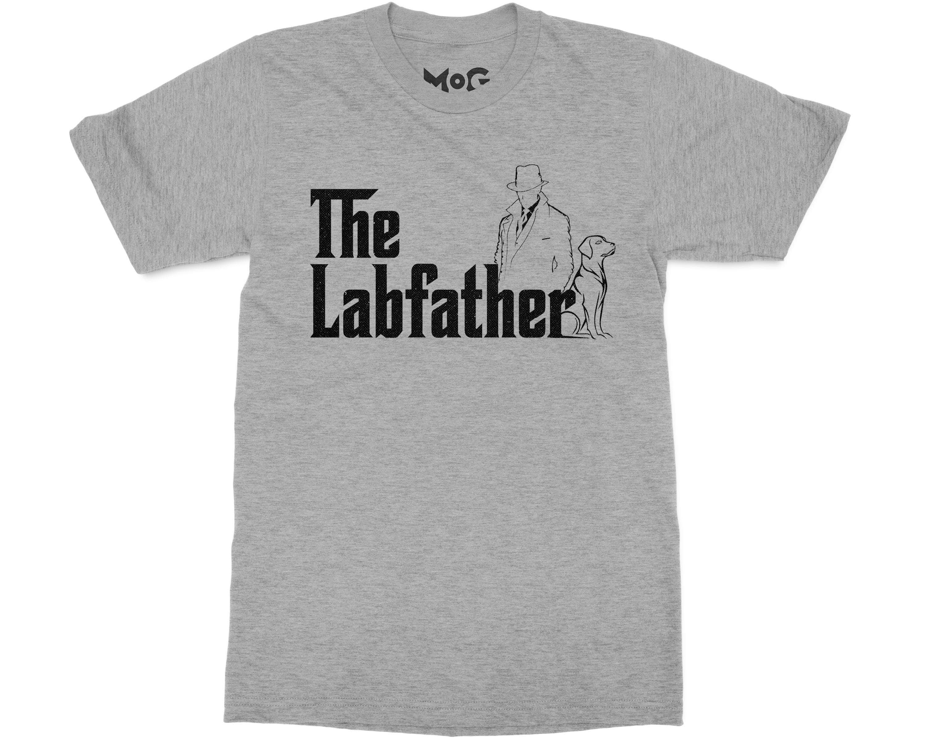 Funny Labfather Parody T-shirt, Labrador Dad Dog Owner Father’s Day Gift Shirt, Cute   Mafia Movie Spoof Pet Lover Gift Tee For Dad Grandad - image 4