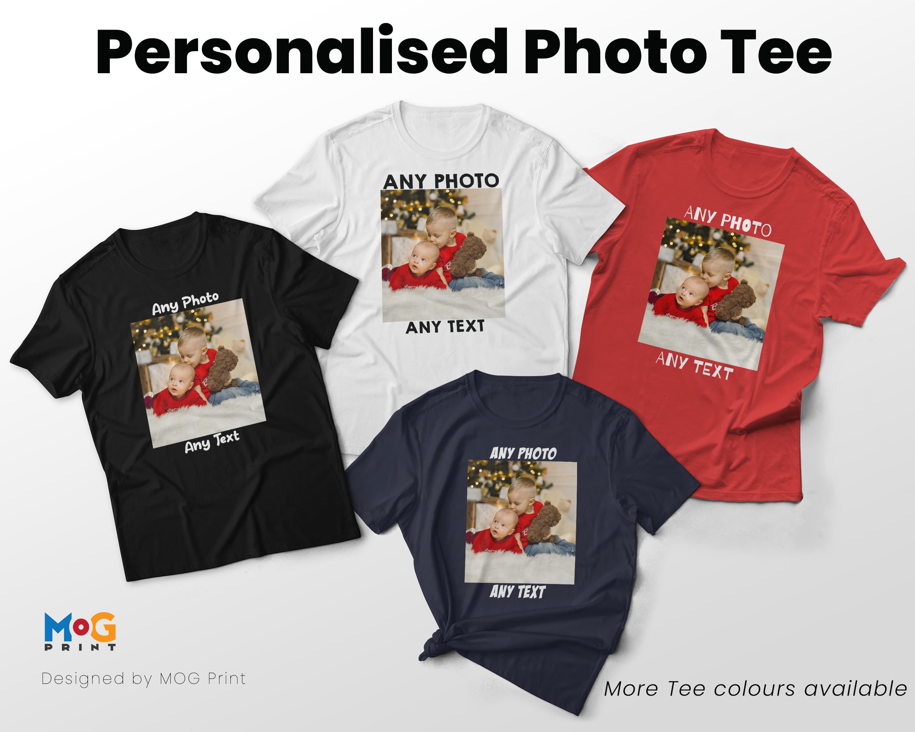 Custom Photo T-shirt | Any Picture Image Text PERSONALISED Tshirt | Own Photo Shirt | Photo Gifts Personalized | Birthday Hen Party Tee Top