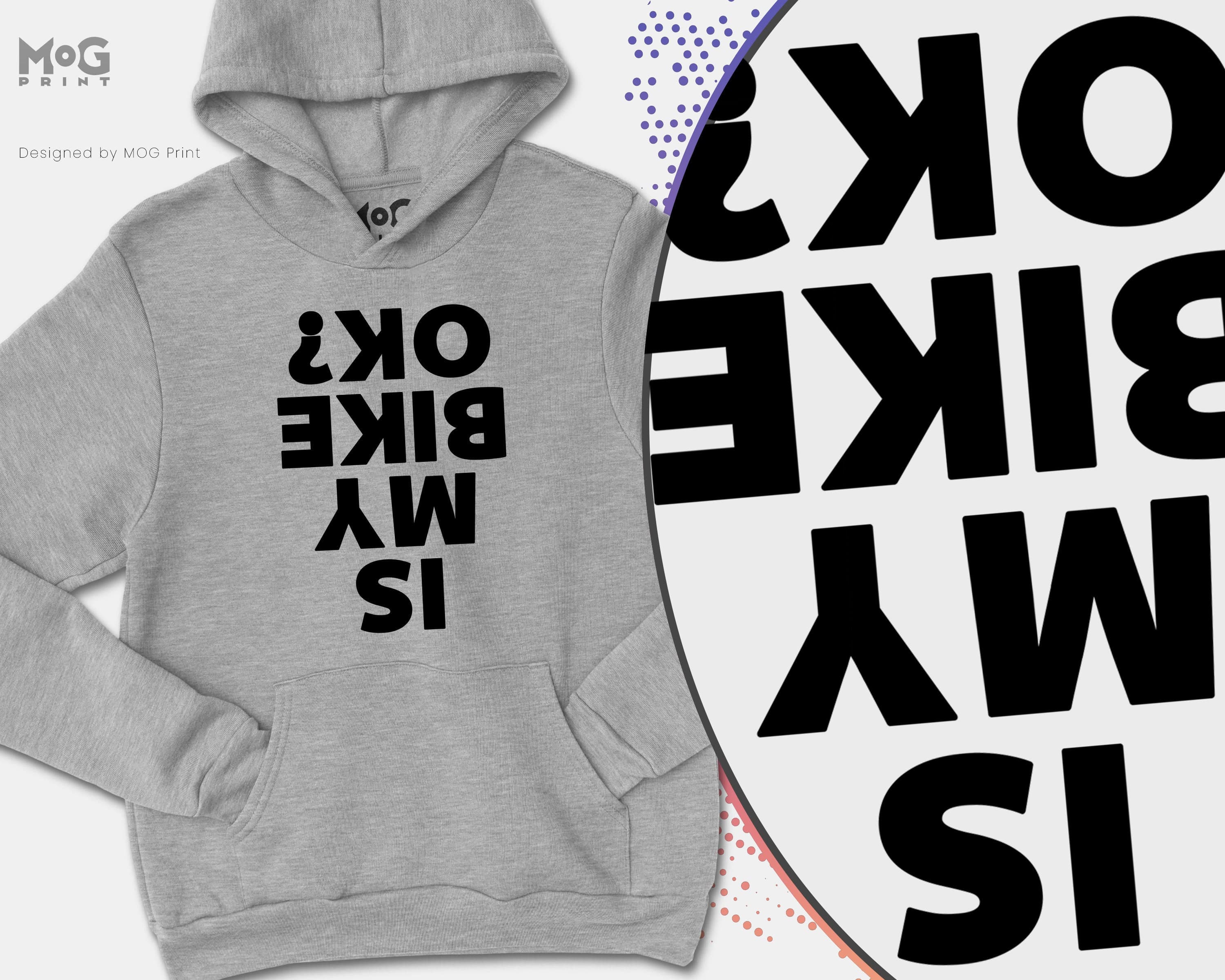 Is My Bike OK? Motorcyclist Jumper Motorbike Gift Biker Hoodie for Motorcycle Custom Chopper Lovers Motorbiking Easy Rider Biker Hog Jumper - image 3