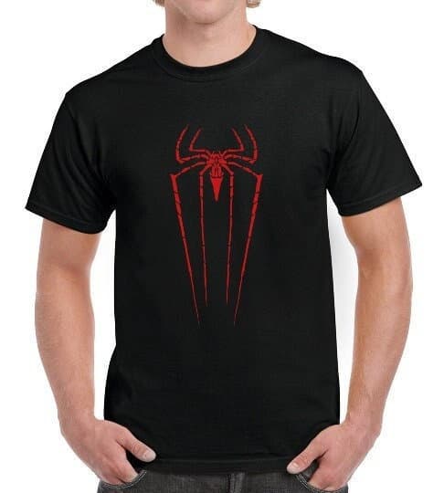 Men’s Retro Spider Logo Graphic T-shirt - Unisex Shirt Children's Kids & Adult Sizes - image 3