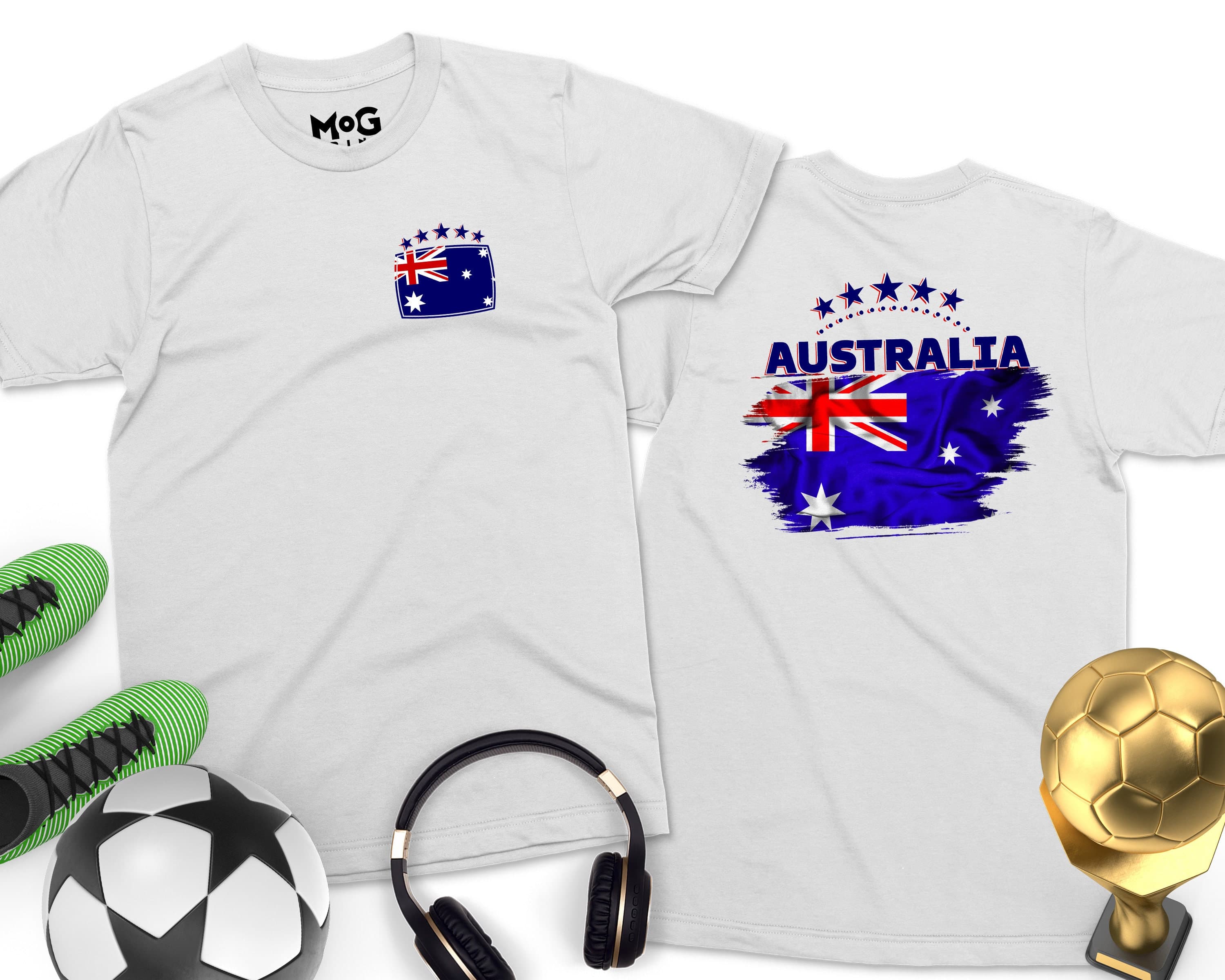 Australian Flag T-shirt Aussie National Sydney Tour Travel Unisex Gift Tee, Tourist Souvenir Stars Australia National Team Top All Sizes - image 4