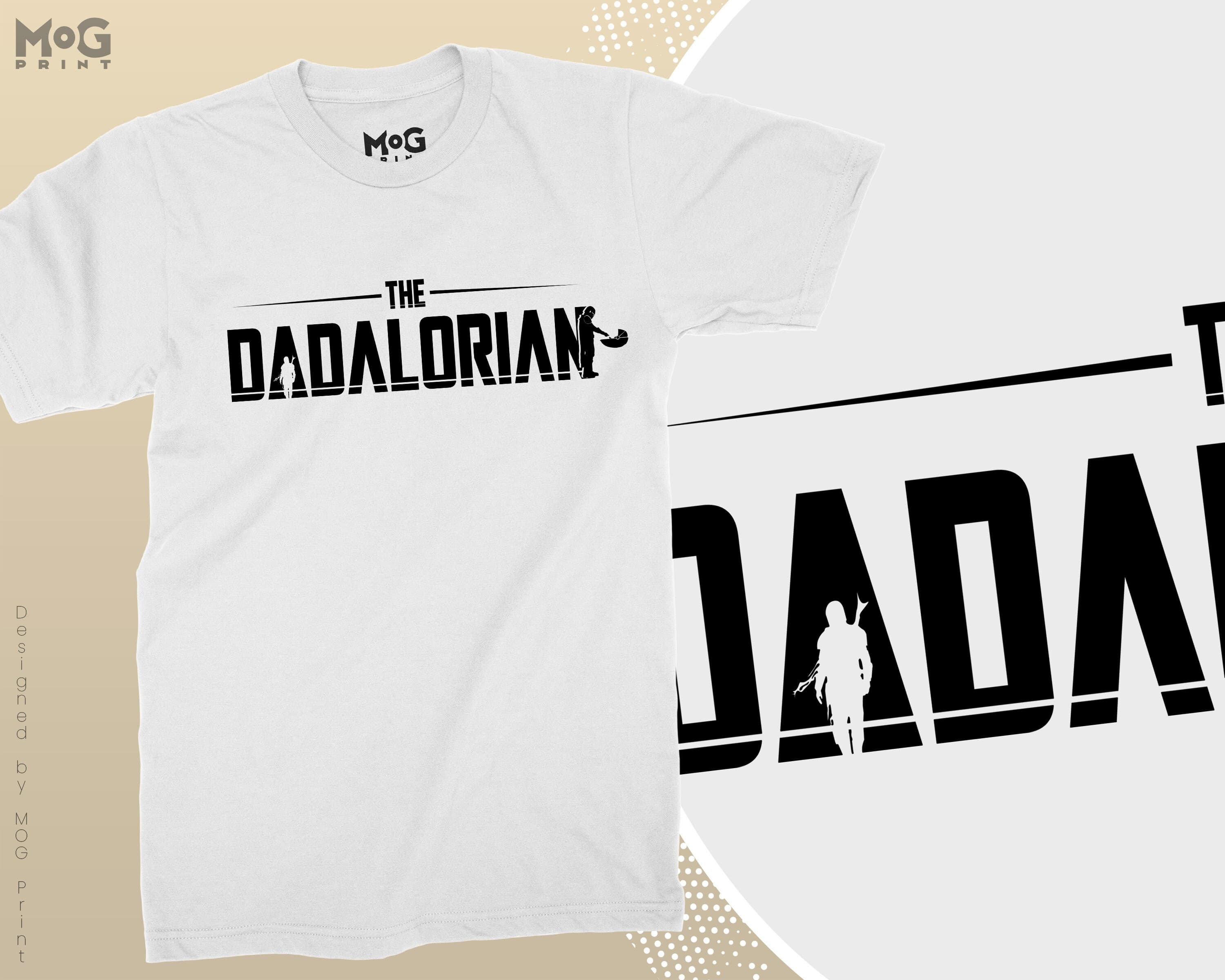 The Dadalorian and Child T-shirt – Funny Dad and Son Matching Tees | Daddy & Child Outfit Combo | Father and Son Father’s Day Top Gift Idea - image 3