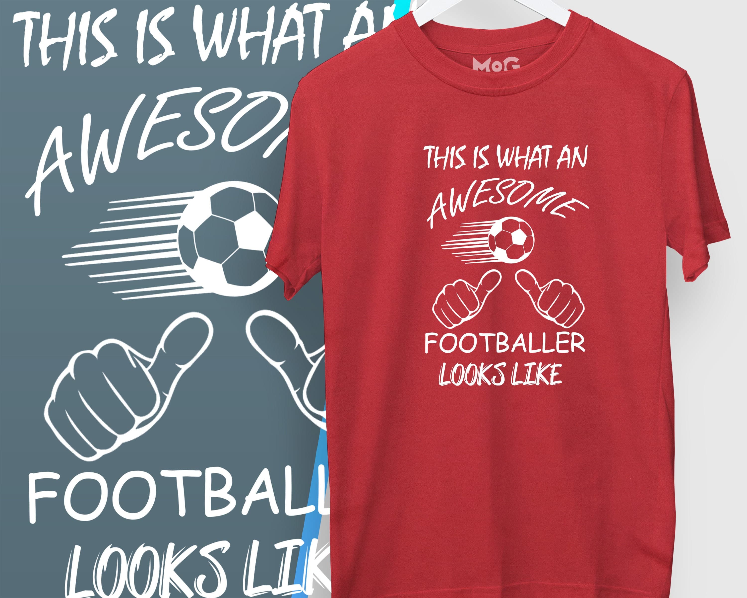 Funny Footballer T-shirt | Awesome Footballer Gift Shirt | Boys Football Tshirt | Footballer Gifts for Boys Son Grandson | Football Birthday - image 5