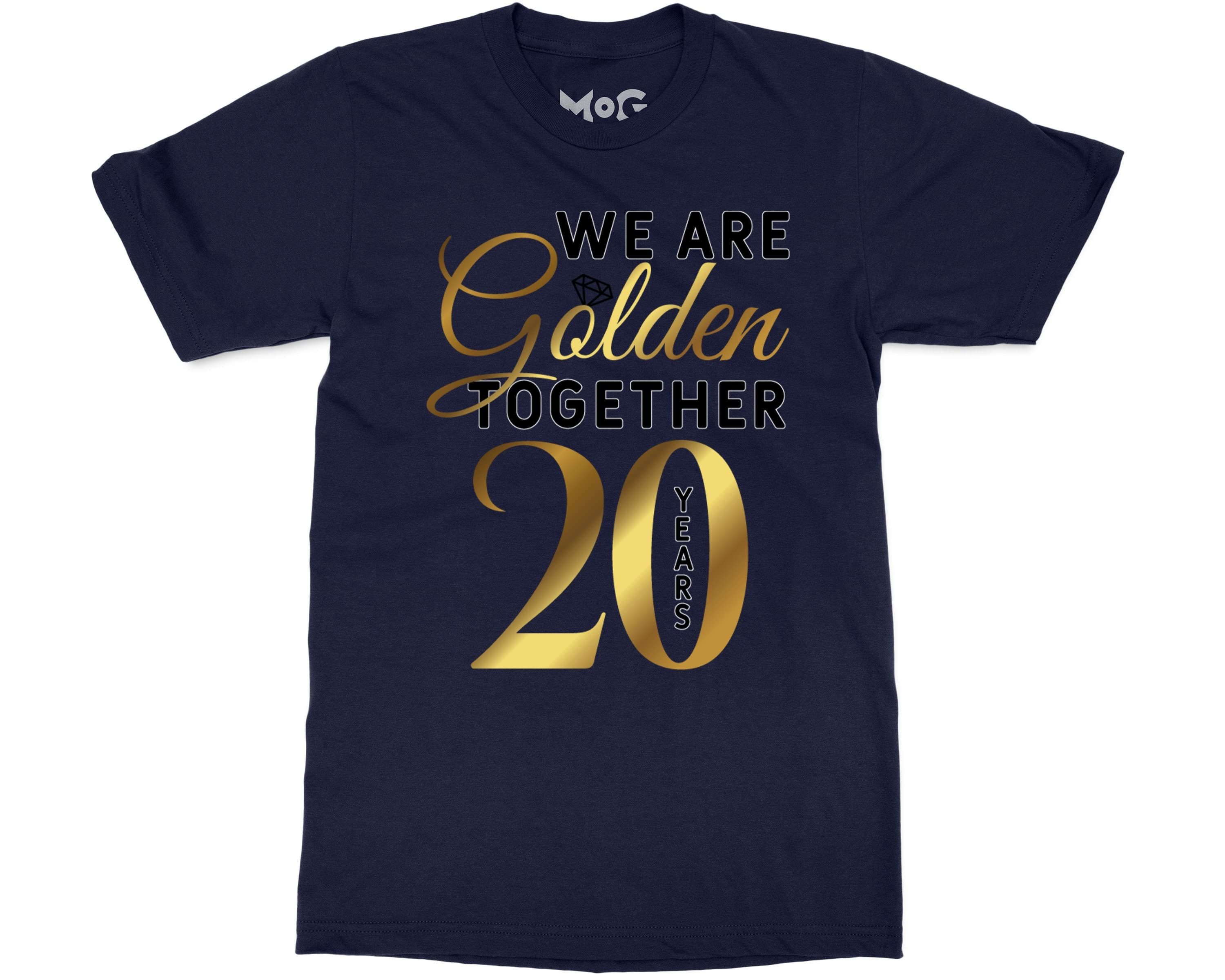Custom Wedding Anniversary T-shirt, Matching Couple Husband Wife Shirt, We are Golden Together Tee, Personalised Marriage Couples Gift Ideas - image 5