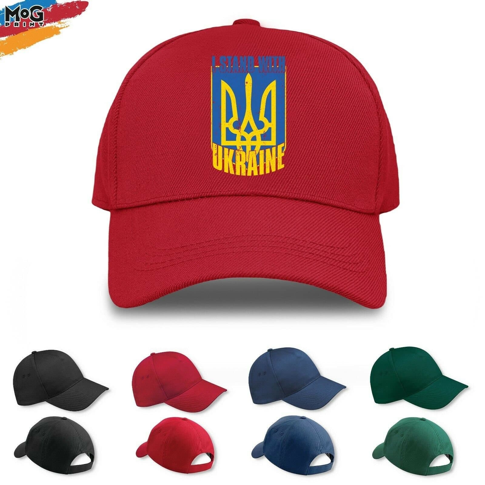 I Stand With Ukraine Baseball Cap Ukrainian Flag Help Love Adult Children's Hat - image 5