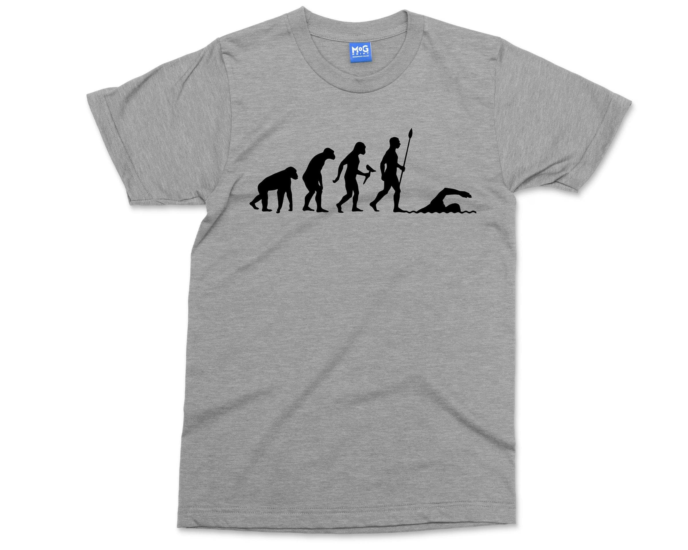 Evolution of Swimming T-shirt | Swimmer Shirt | Swimming Gifts | Diver Pool Swim Games Summer Tee Gift for Swimmer him her Friends - image 5