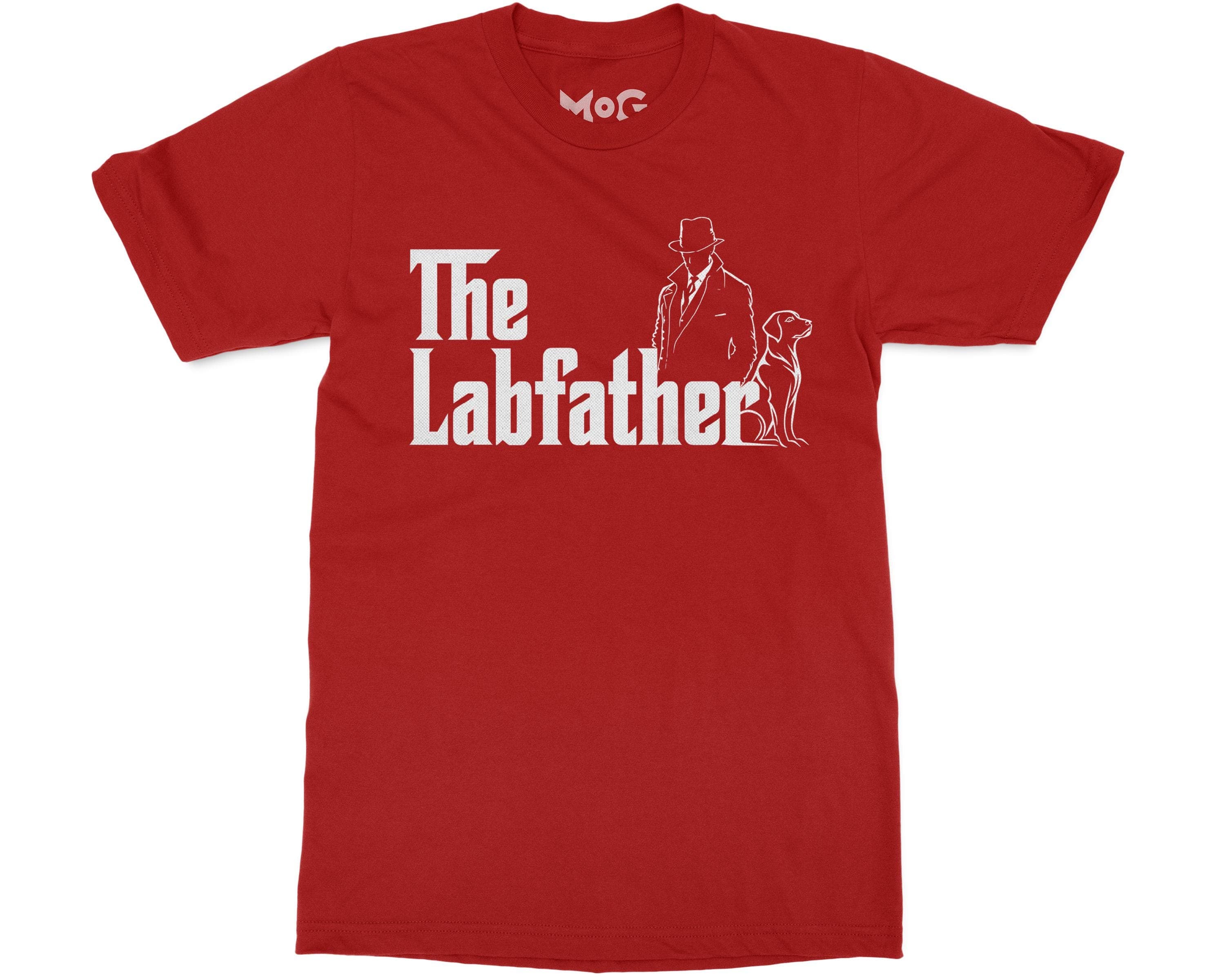 Funny Labfather Parody T-shirt, Labrador Dad Dog Owner Father’s Day Gift Shirt, Cute   Mafia Movie Spoof Pet Lover Gift Tee For Dad Grandad - image 5