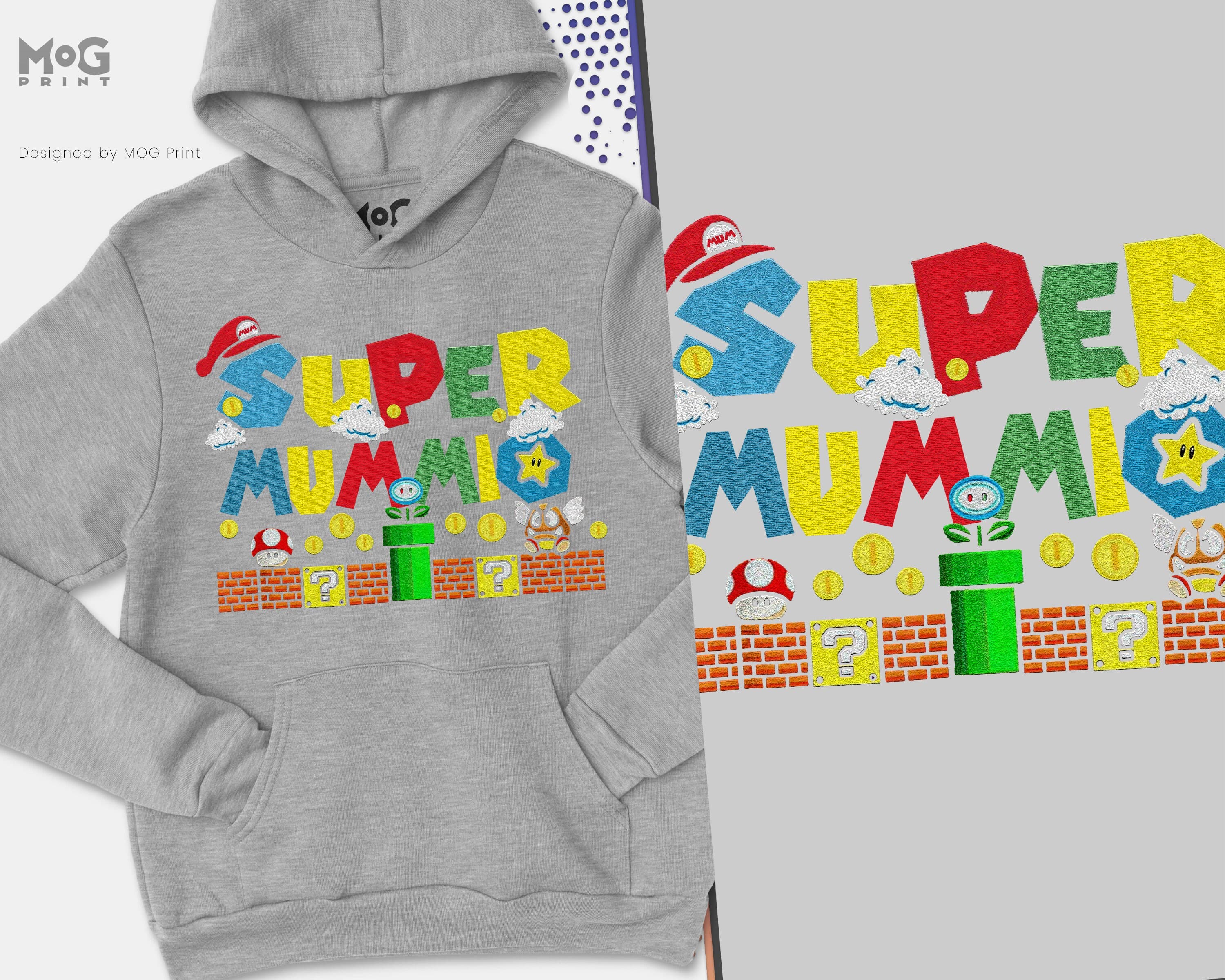 SUPER Mummio Top Mum Hoody Womens Gift Jumper Super Mummy Hoodie Sweat Top Step Mums Jumper Funny Ladies Super Mama Best Mothers Day Present - image 3
