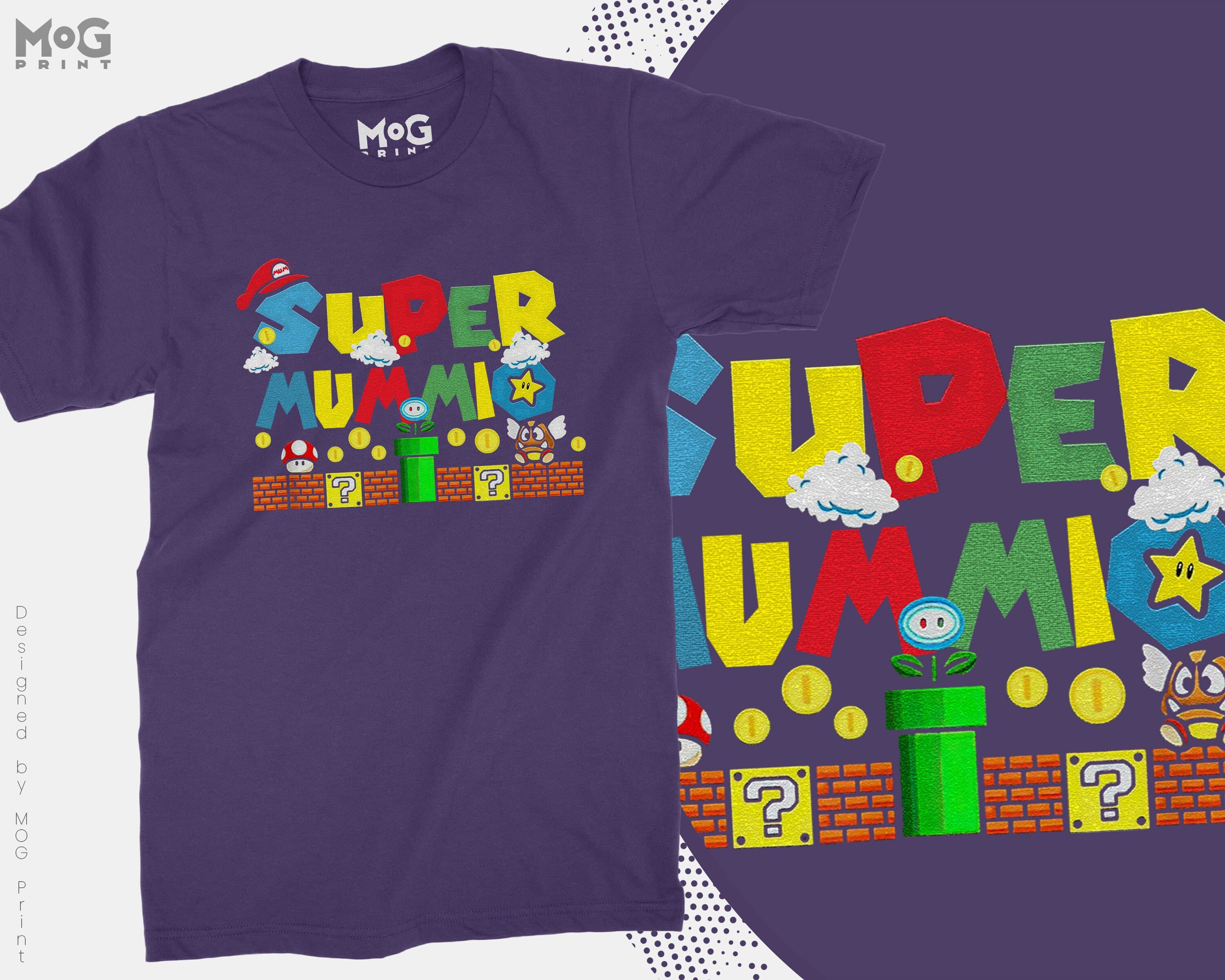 Super Mummio T-shirt | Funny Mama Ladies Super Mum Gift Tee Top Super Mothers Super Mommio Best Mom Mummy Women's Birthday Gift Idea Present - image 3