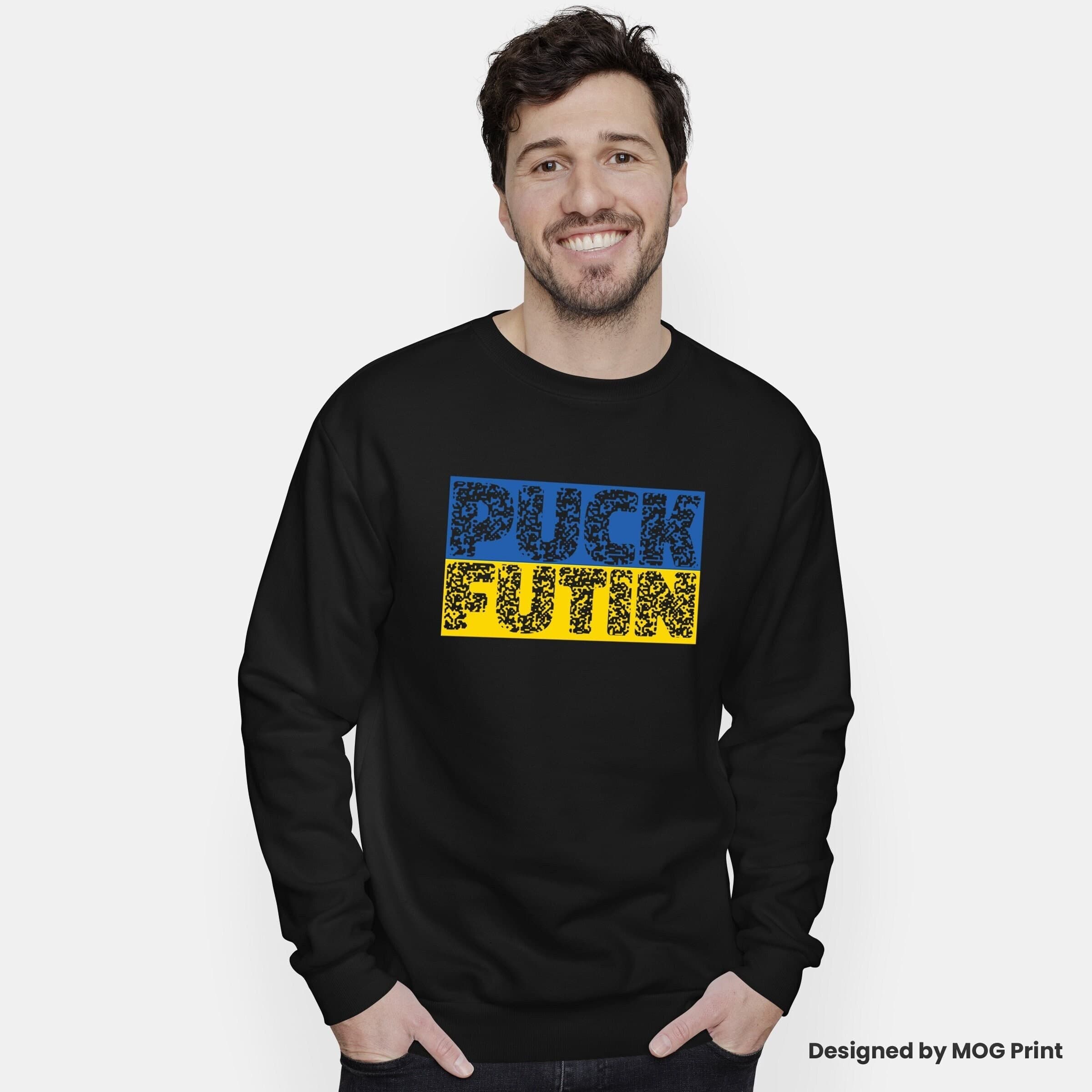Puck Futin Sweatshirt | Ukraine Jumper | War Peace Protest | Politics Human Rights | Ukraine Russia Putin Sweater | Ukranian Heritage Unisex