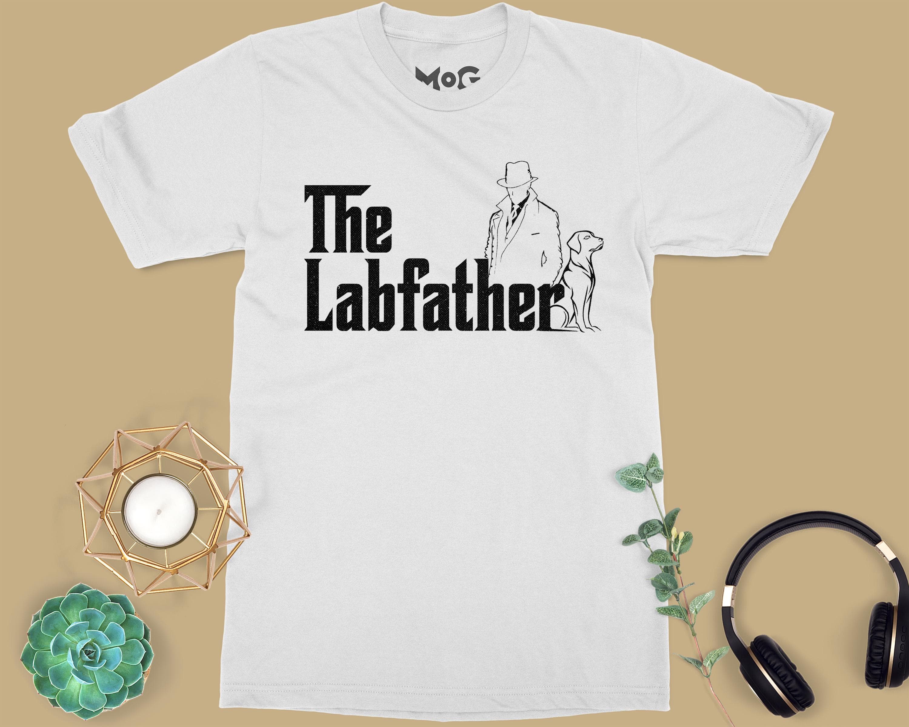 Funny Labfather Parody T-shirt, Labrador Dad Dog Owner Father’s Day Gift Shirt, Cute   Mafia Movie Spoof Pet Lover Gift Tee For Dad Grandad - image 3