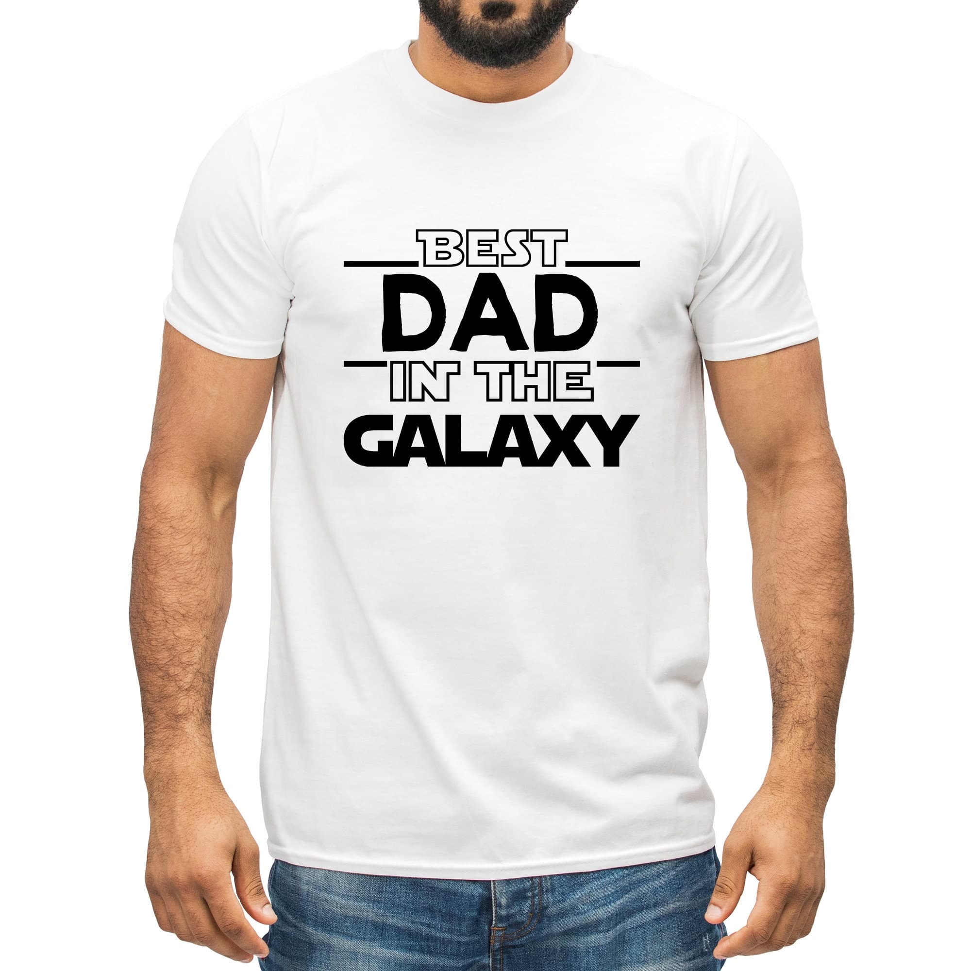 Best Dad In The Galaxy T-shirt | Best Fathers Day Gift Tshirt For Daddy Star Dad Appreciation Sci-Fi Inspired Gift for Best Dad in the World - image 5