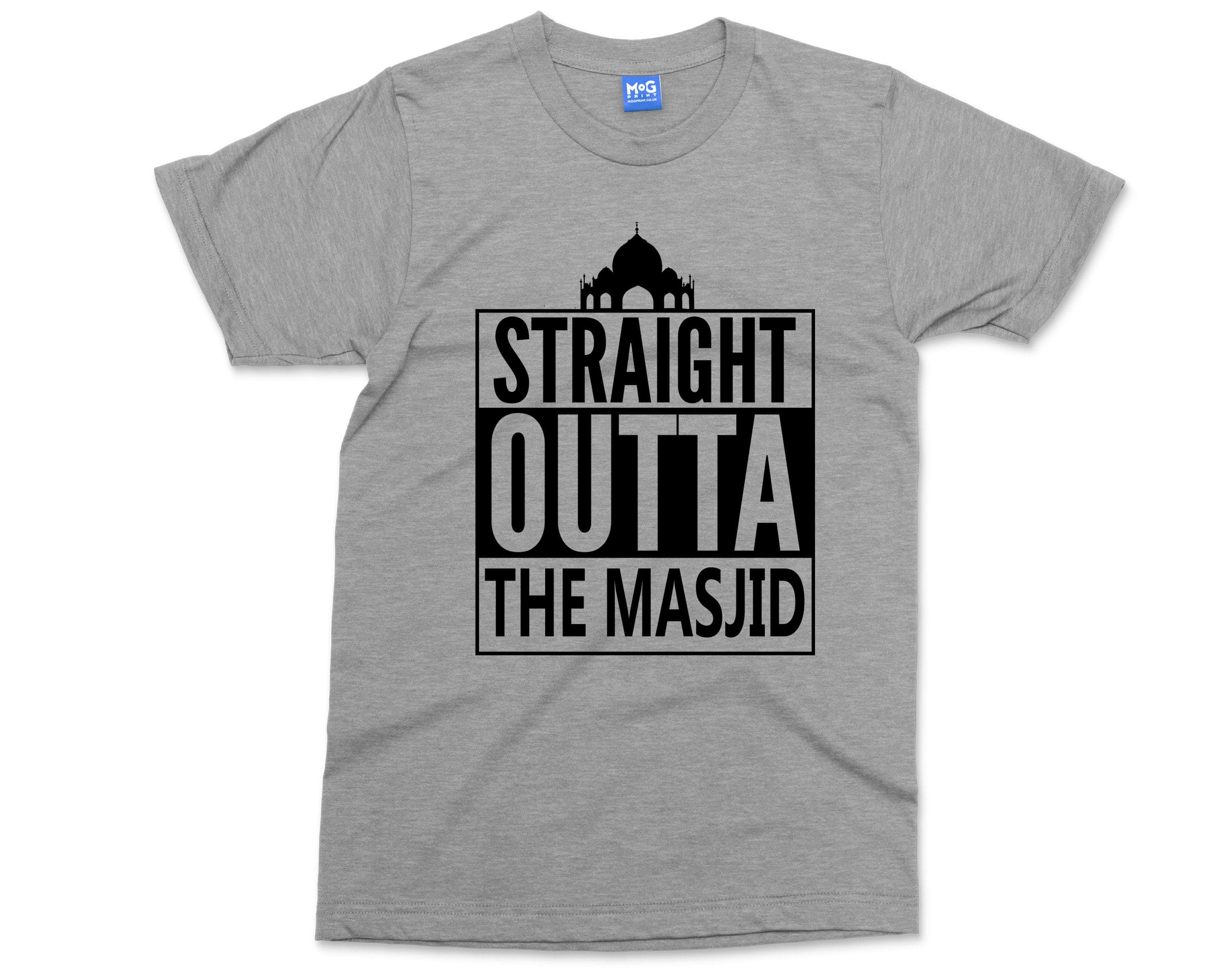 Straight Outta The Masjid T-shirt Funny Islamic Gift Children's Islamic Shirt | Arabic Muslim Islam Birthday Present - Unisex Tee All Sizes - image 5