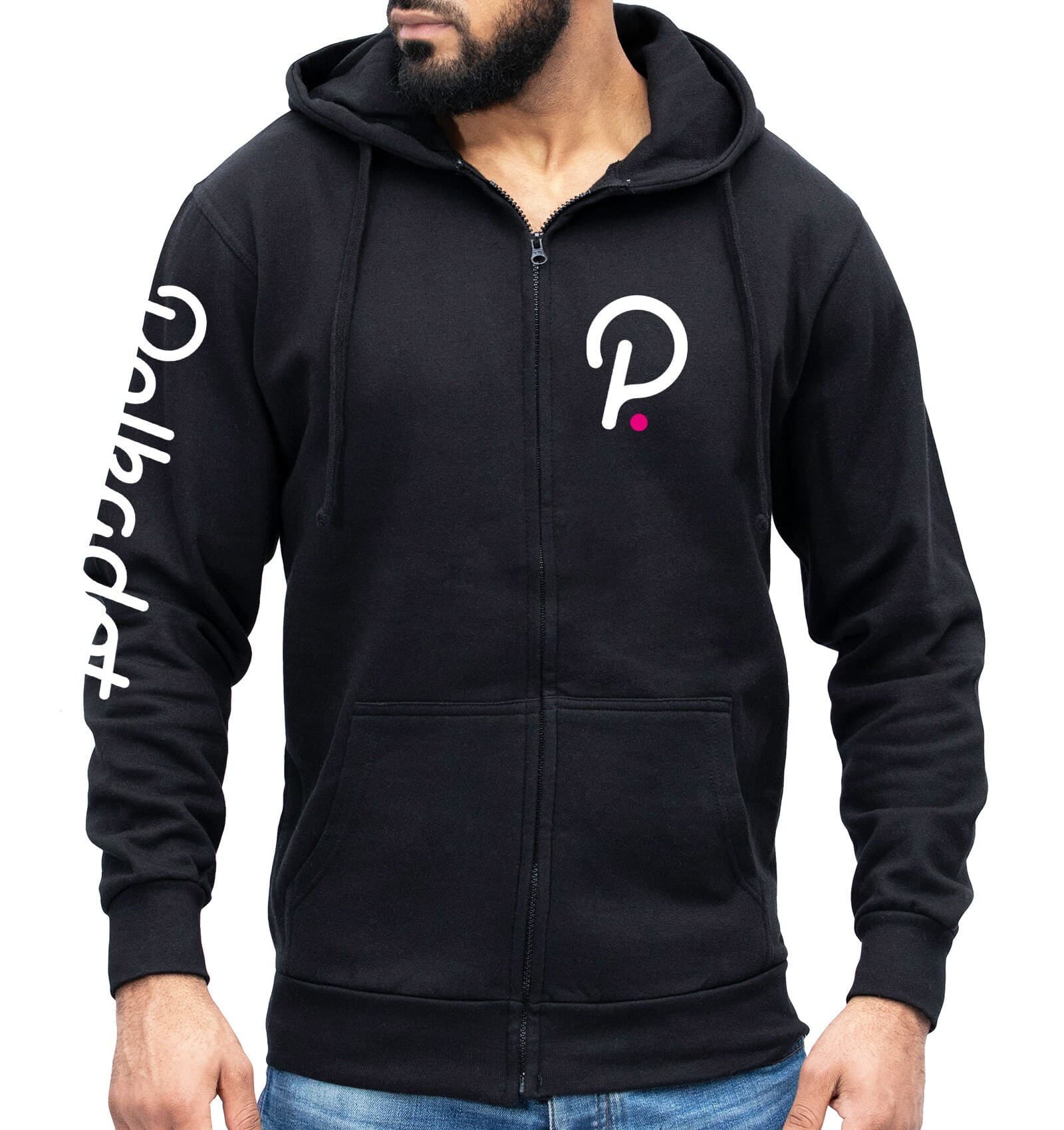 Polkadot Logo Crypto ZIP Hoodie | DOT Cryptocurrency Coin | Blockchain Technology | Crypto Gifts | Gift for Traders | Investor Gift | UNISEX - image 3