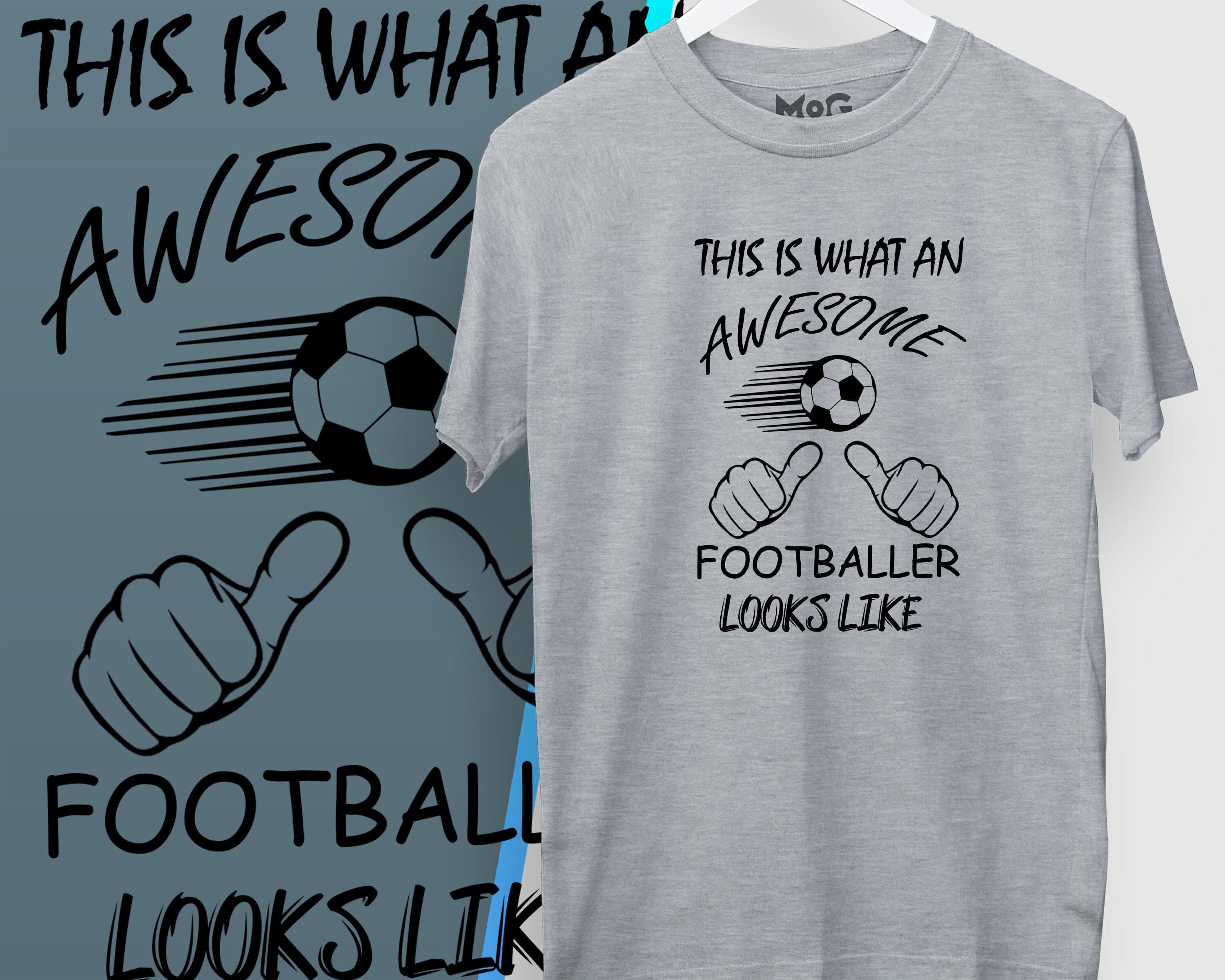 Funny Footballer T-shirt | Awesome Footballer Gift Shirt | Boys Football Tshirt | Footballer Gifts for Boys Son Grandson | Football Birthday - image 4