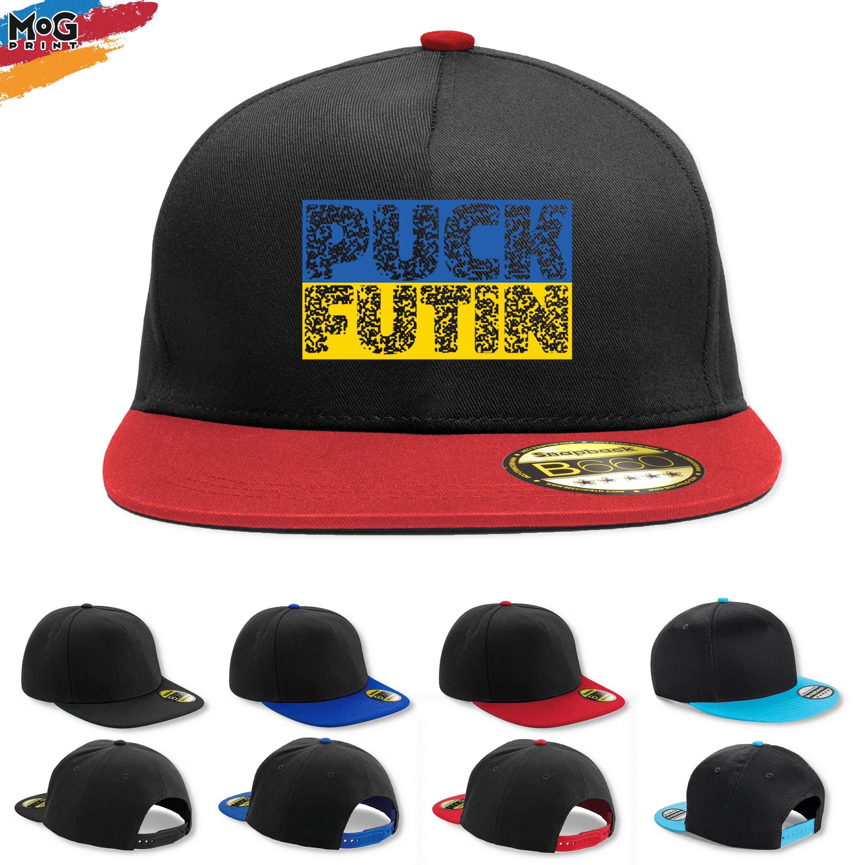 Puck Futin Snapback | Stop Russia Protest Cap | Ukraine Flag f Putin Hat - Love & Support Ukraine Pray For Ukraine Hat Supporting Ukraine - image 4