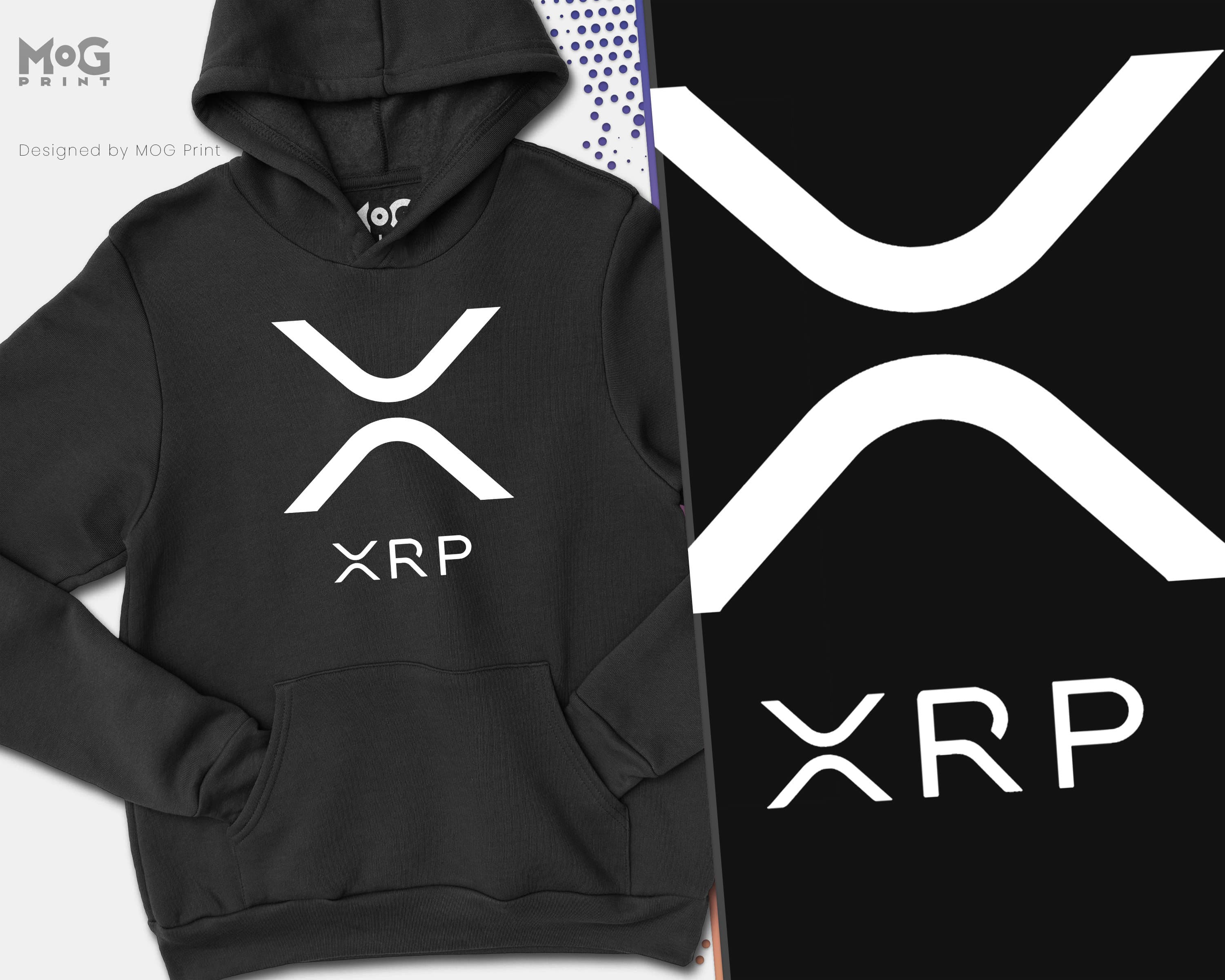 XRP Ripple Logo Hoodie & Sweatshirt | Xrp Army Coin Holder | Bull Market | Traders - Investors - Miners | Trading Investing Jumper UNISEX