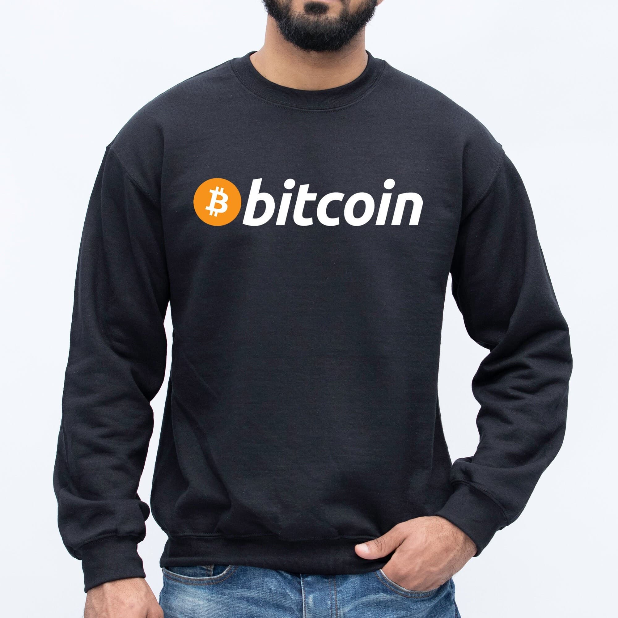Bitcoin Logo Hoodie | Bitcoin Sweatshirt | BTC Crypto Coin | Cryptocurrency Gifts | Bitcoin Miner - Trader - Investor | Bitcoin Gift for ALL - image 3