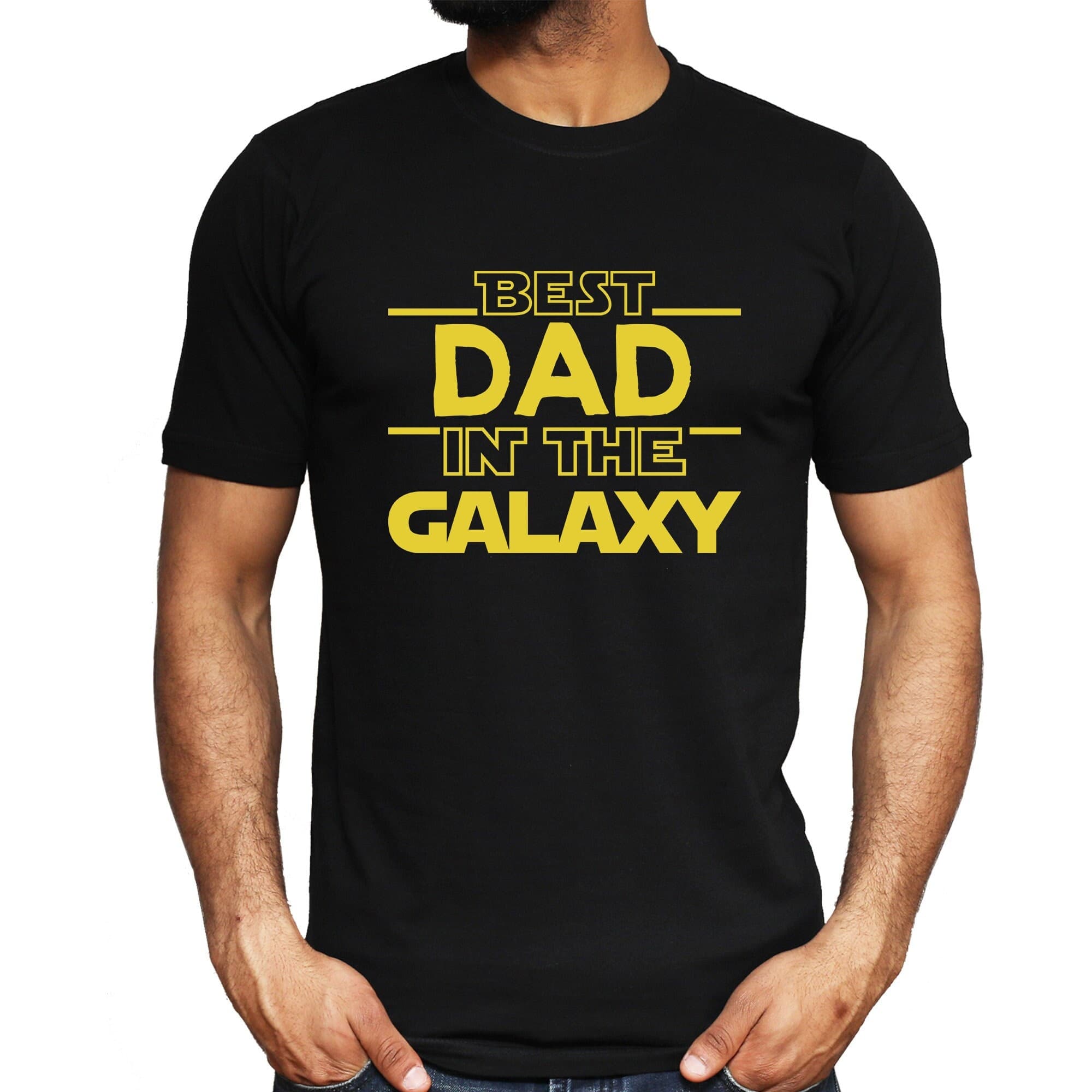 Best Dad In The Galaxy T-shirt | Best Fathers Day Gift Tshirt For Daddy Star Dad Appreciation Sci-Fi Inspired Gift for Best Dad in the World