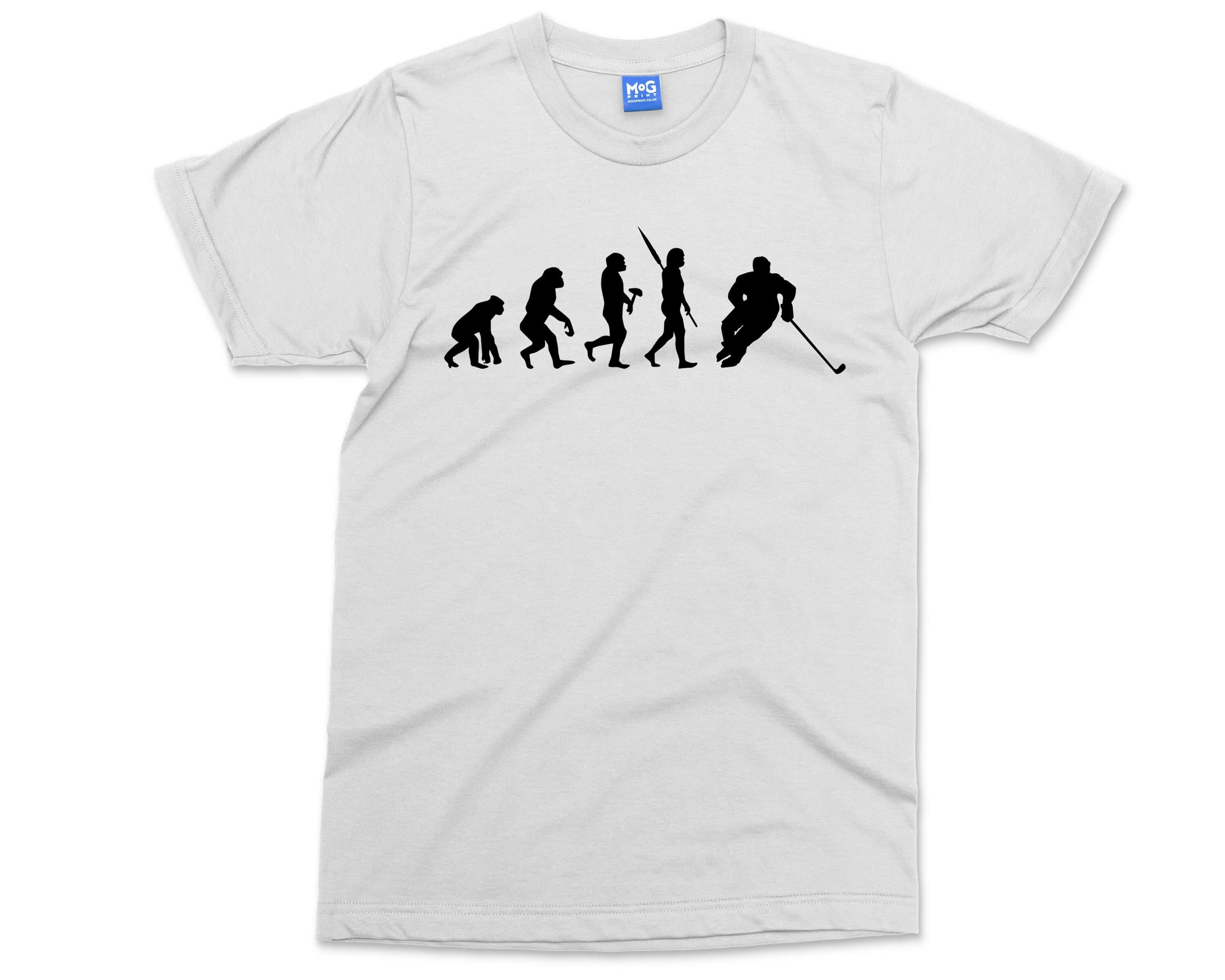 Ice hockey evolution t-shirt - ice hockey gift - hockey player shirt gift - hockey birthday gift - ice hockey lover - gift for dad son him - image 5