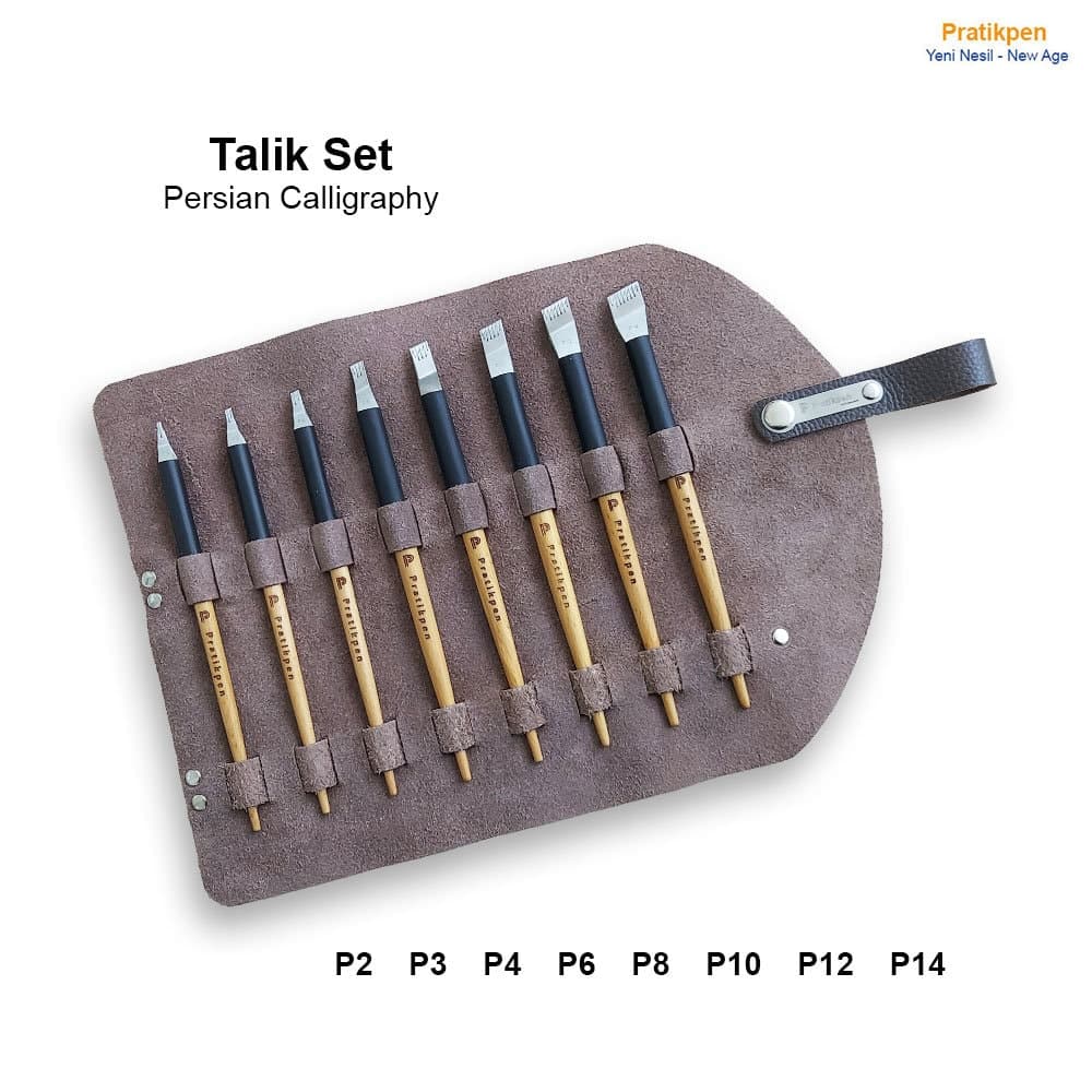 Personalized Pratikpen Taliq Calligraphy Pen Set – New Age Series (Persian Calligraphy)