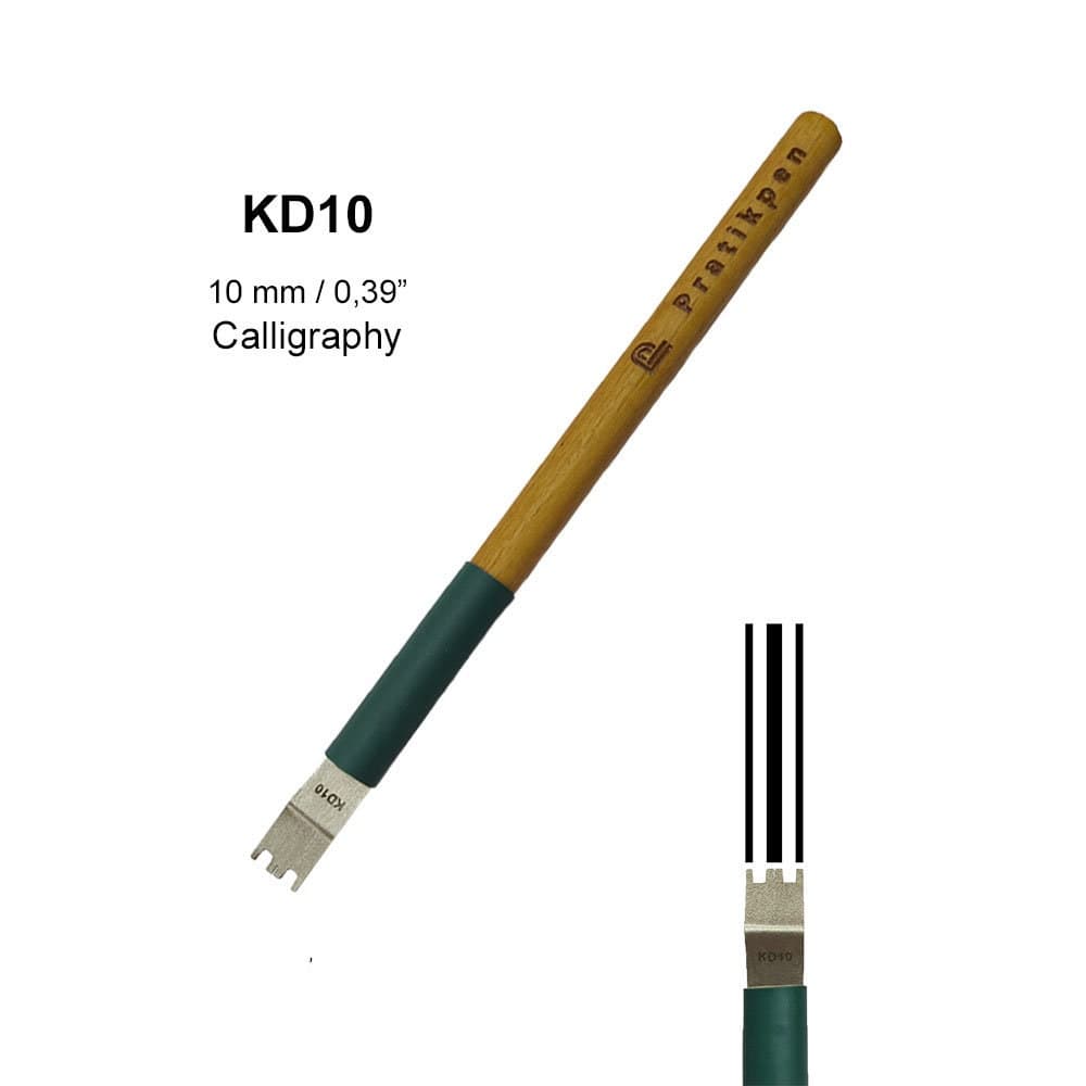 Personalized Pratikpen T Patterned KD10 (10mm / 0.39") Hand Lettering Calligraphy Pen